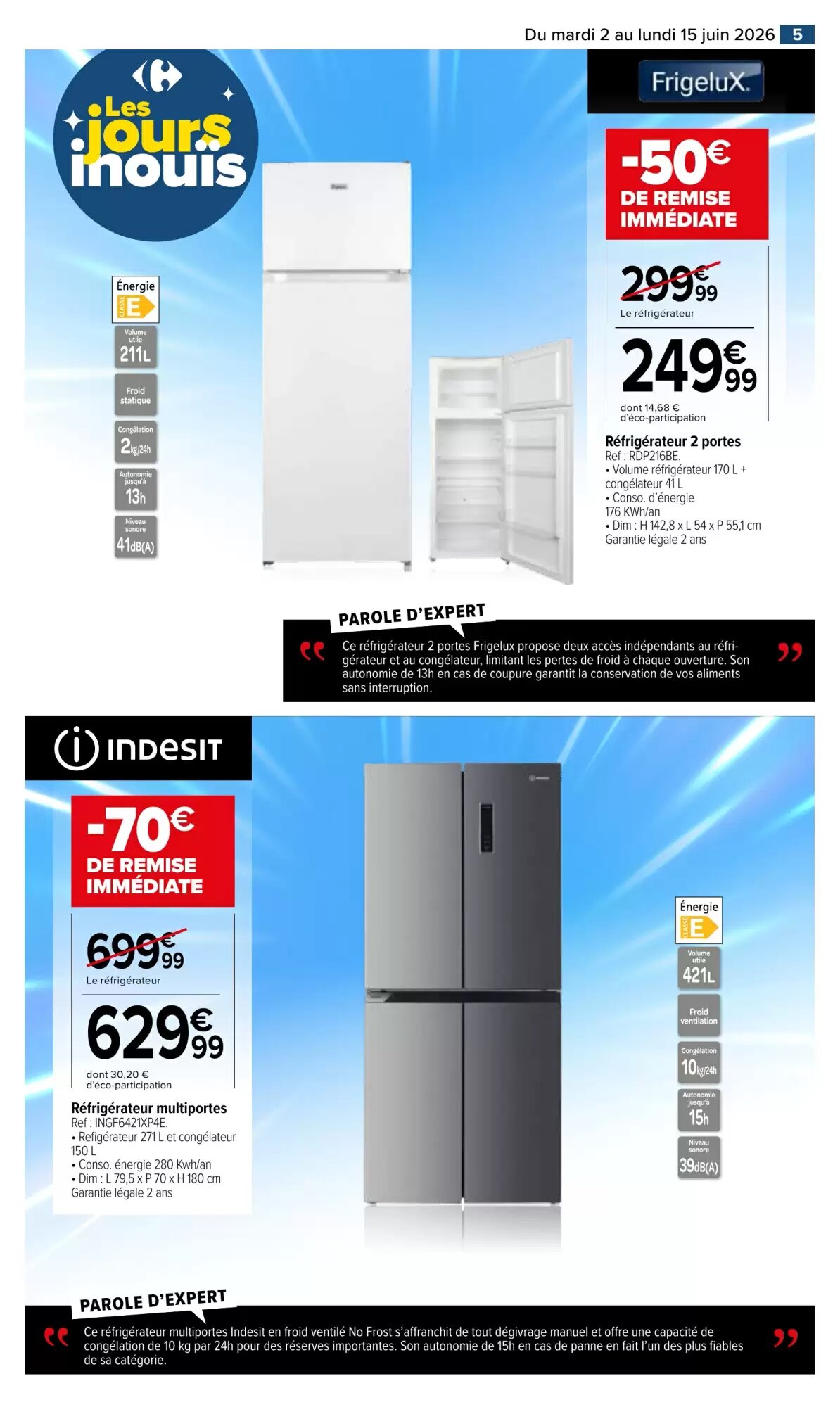 Prospectus promotionnel Carrefour valable à partir du 02/06/2026 - Page 5.