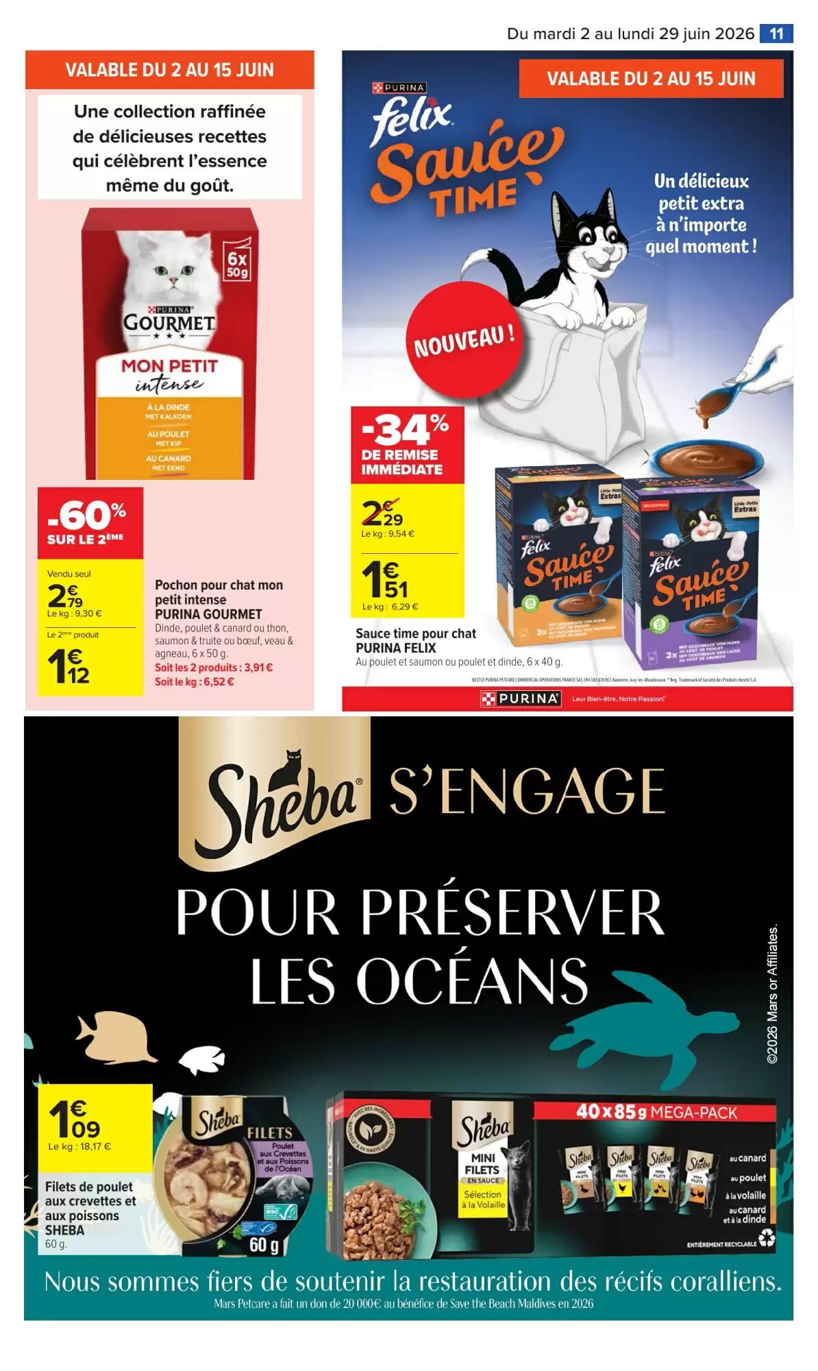 Prospectus promotionnel Carrefour valable à partir du 02/06/2026 - Page 11.