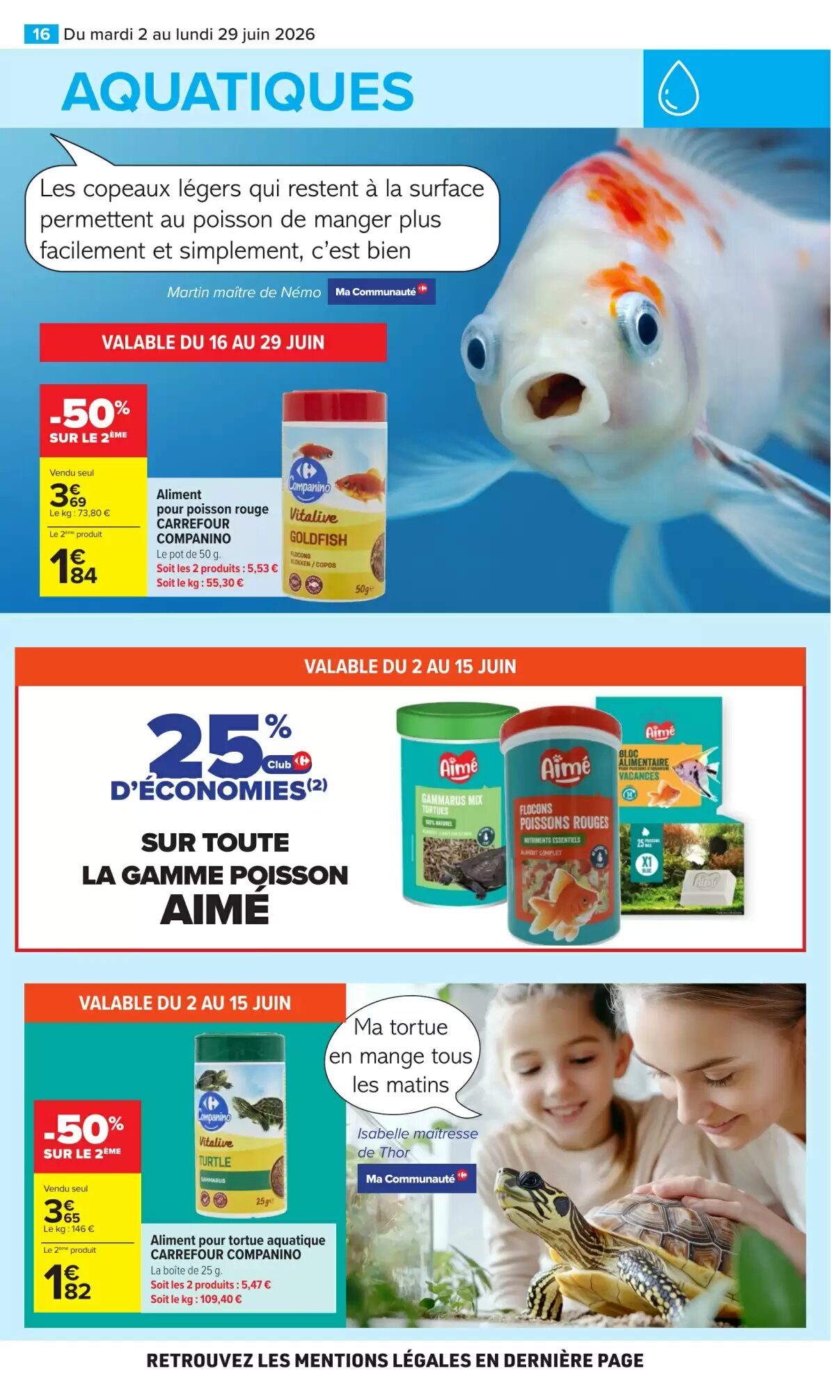 Prospectus promotionnel Carrefour valable à partir du 02/06/2026 - Page 16.