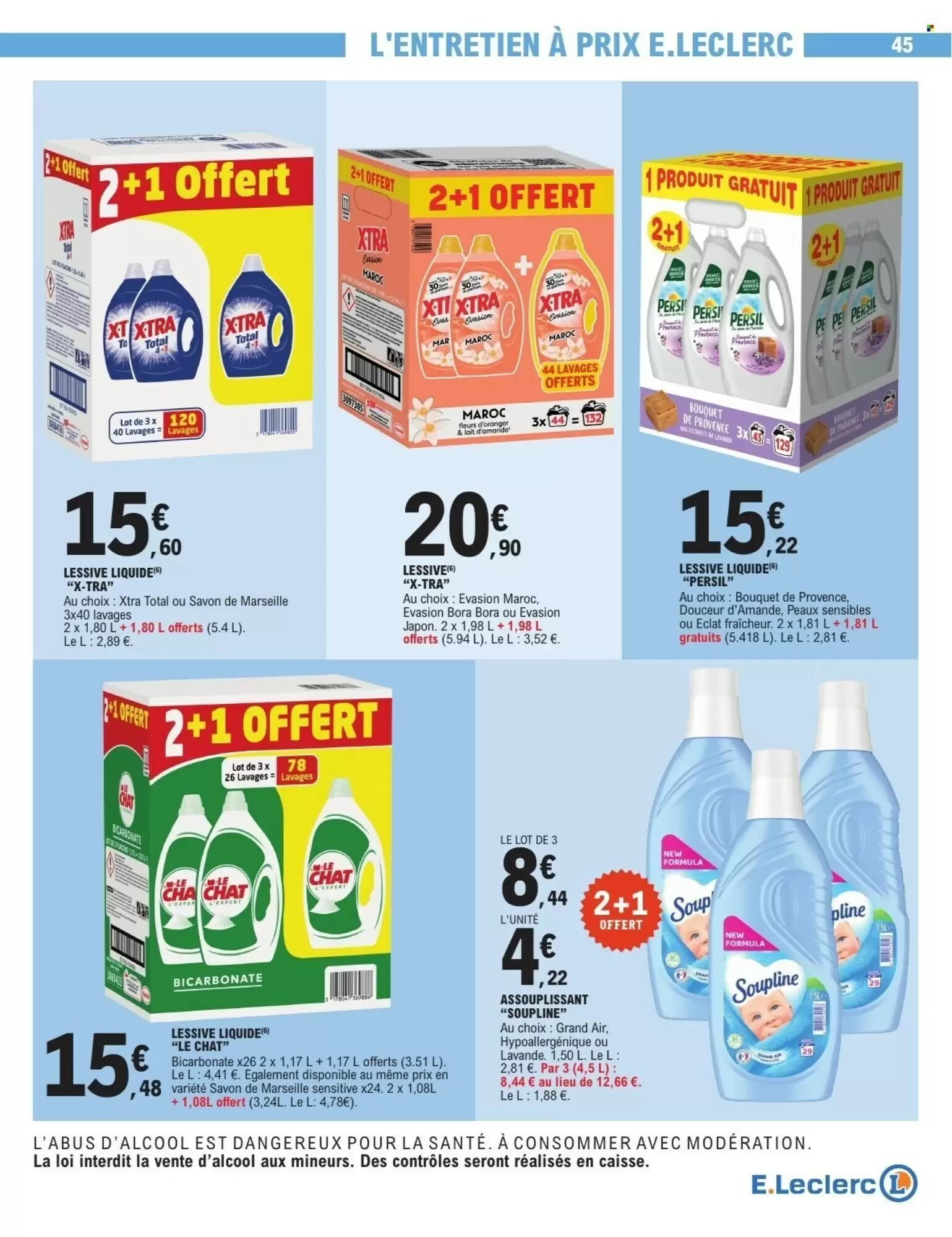 Prospectus promotionnel E.Leclerc valable à partir du 02/06/2026 - Page 45.
