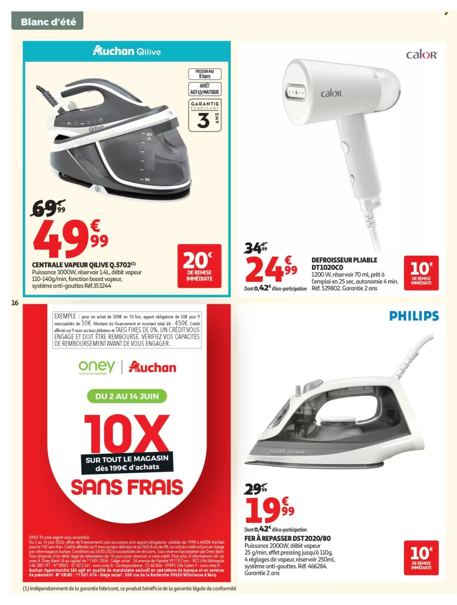 Prospectus promotionnel Auchan valable à partir du 02/06/2026 - Page 16.