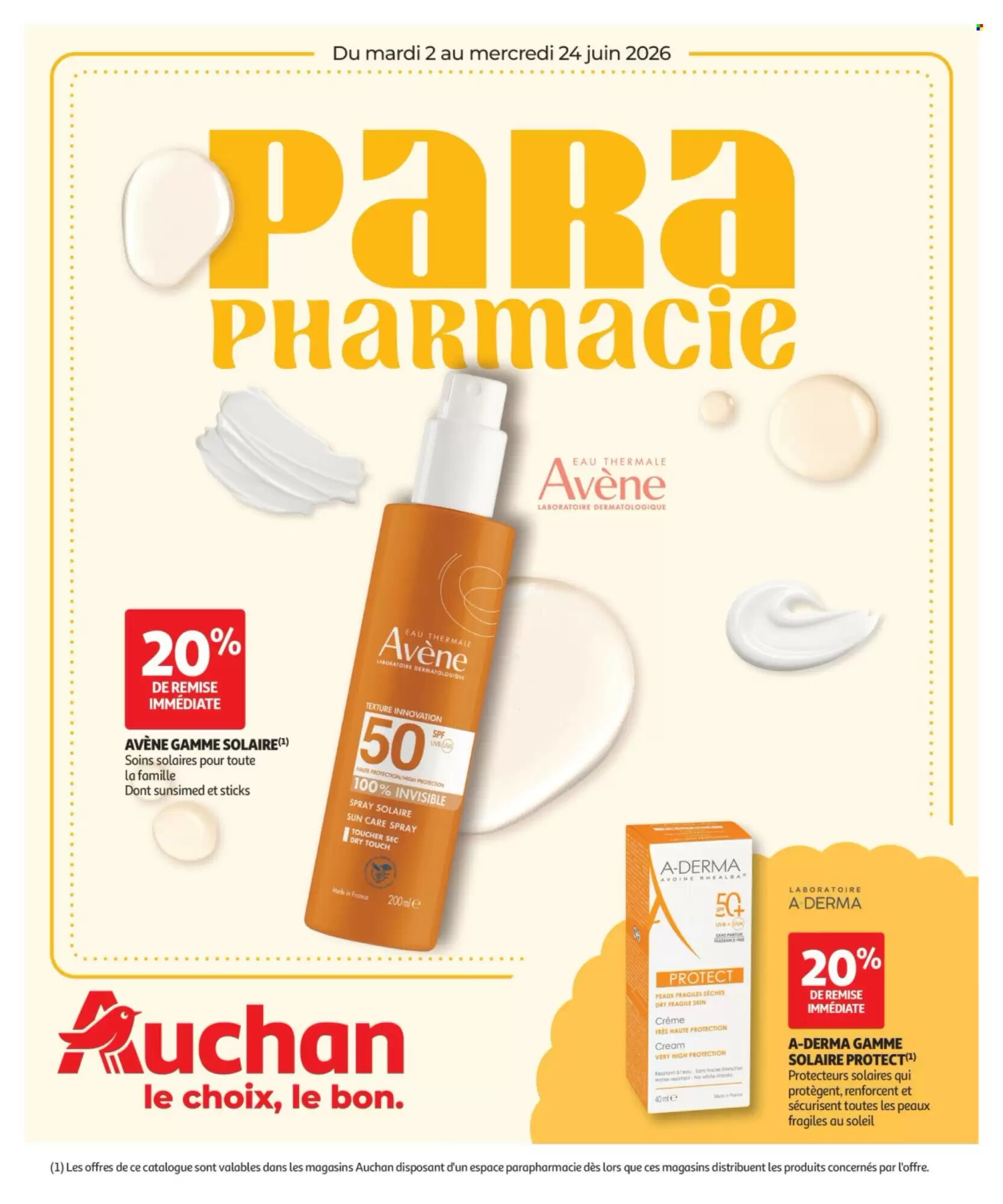 Prospectus promotionnel Auchan valable à partir du 02/06/2026 - Page 1.