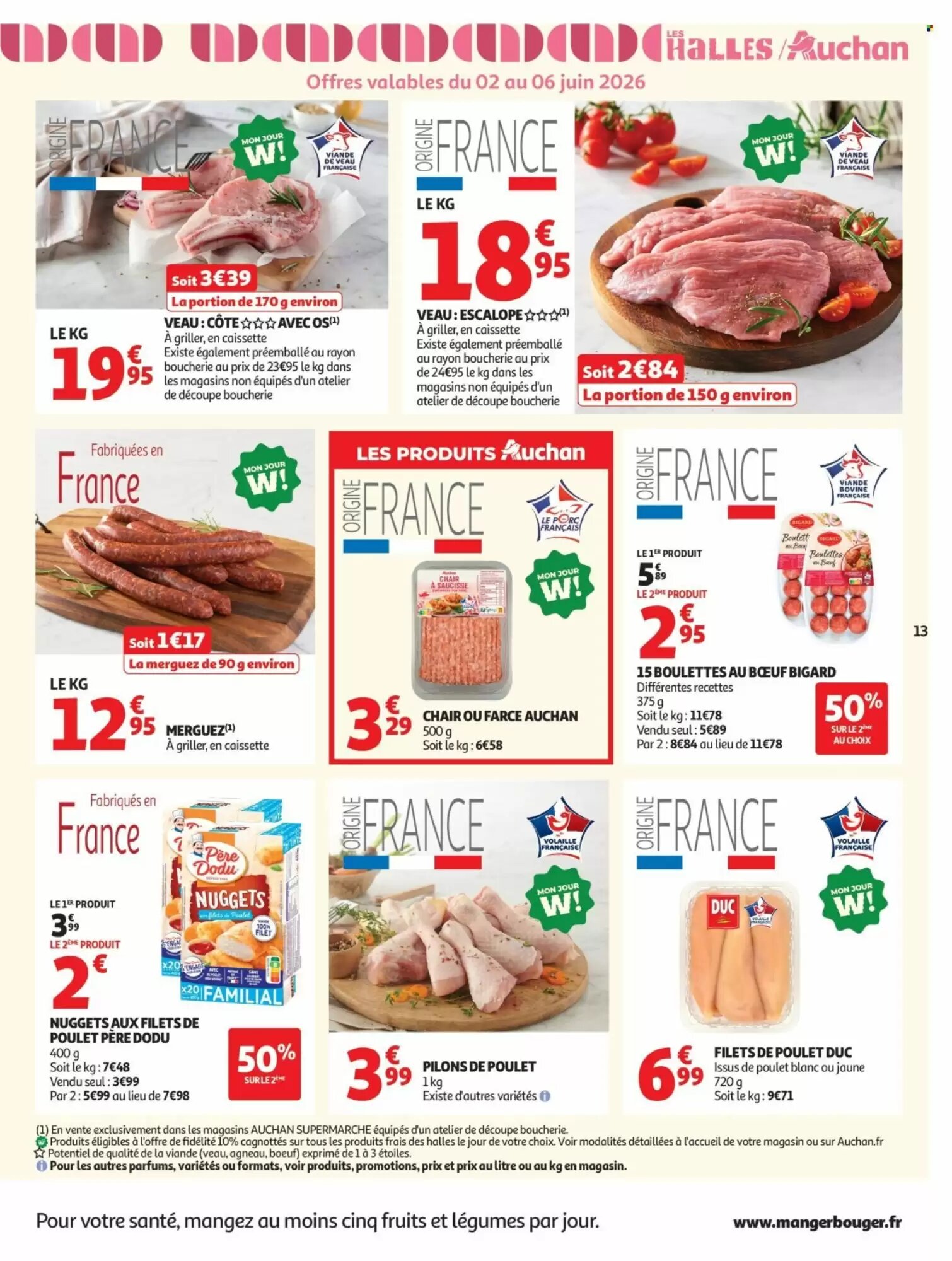 Prospectus promotionnel Auchan valable à partir du 02/06/2026 - Page 13.