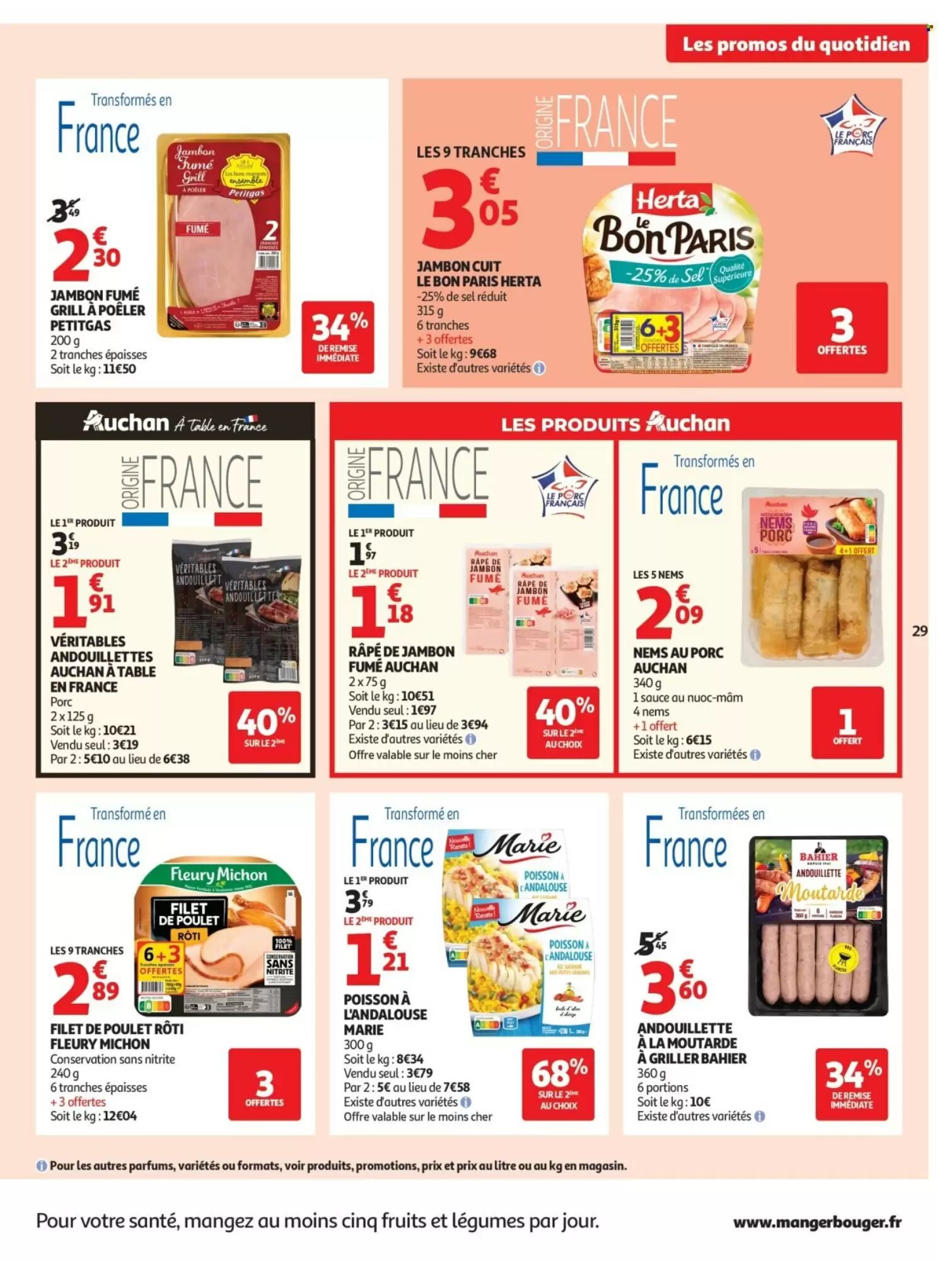 Prospectus promotionnel Auchan valable à partir du 02/06/2026 - Page 29.