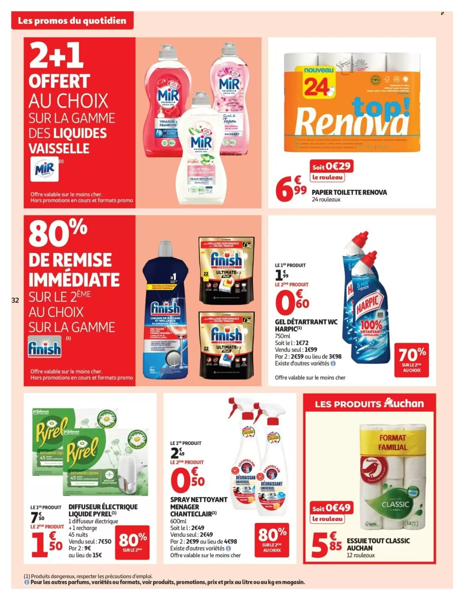 Prospectus promotionnel Auchan valable à partir du 02/06/2026 - Page 32.
