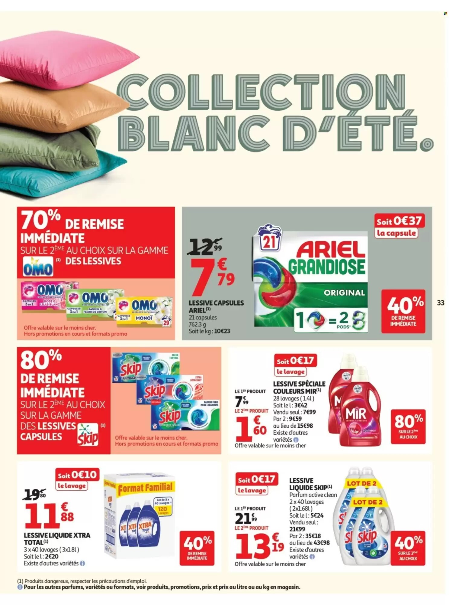 Prospectus promotionnel Auchan valable à partir du 02/06/2026 - Page 33.