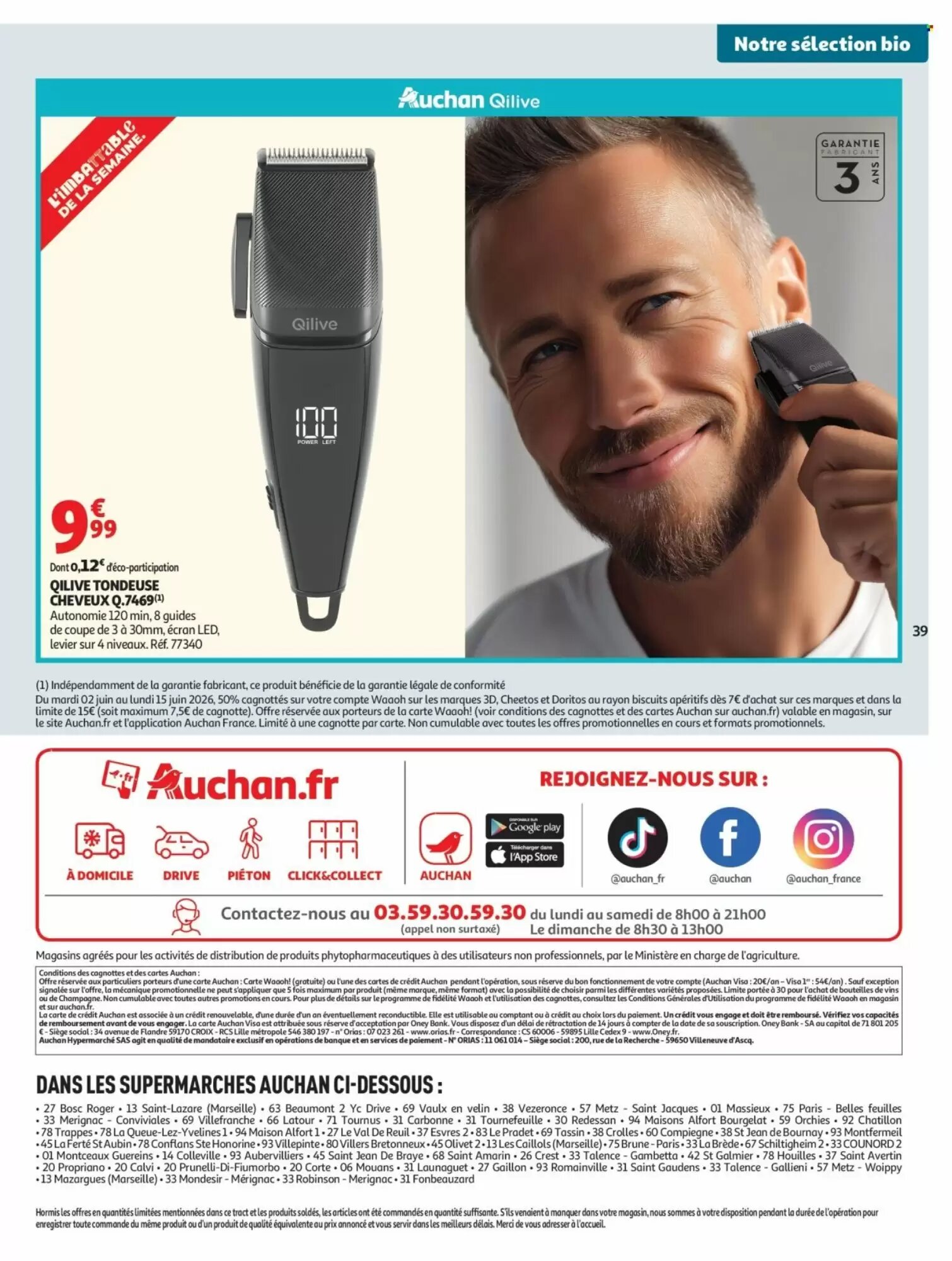 Prospectus promotionnel Auchan valable à partir du 02/06/2026 - Page 39.