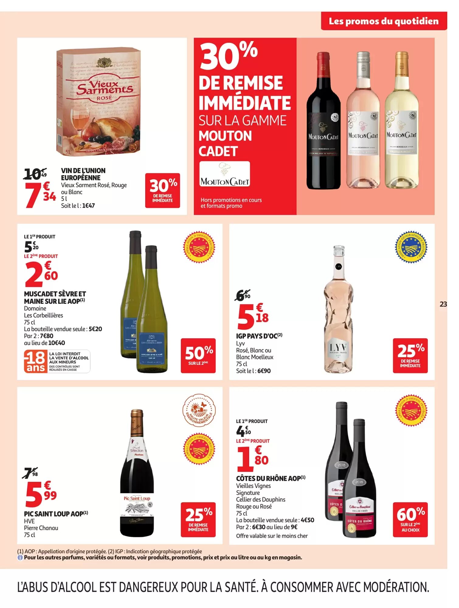 Prospectus promotionnel Auchan valable à partir du 02/06/2026 - Page 23.