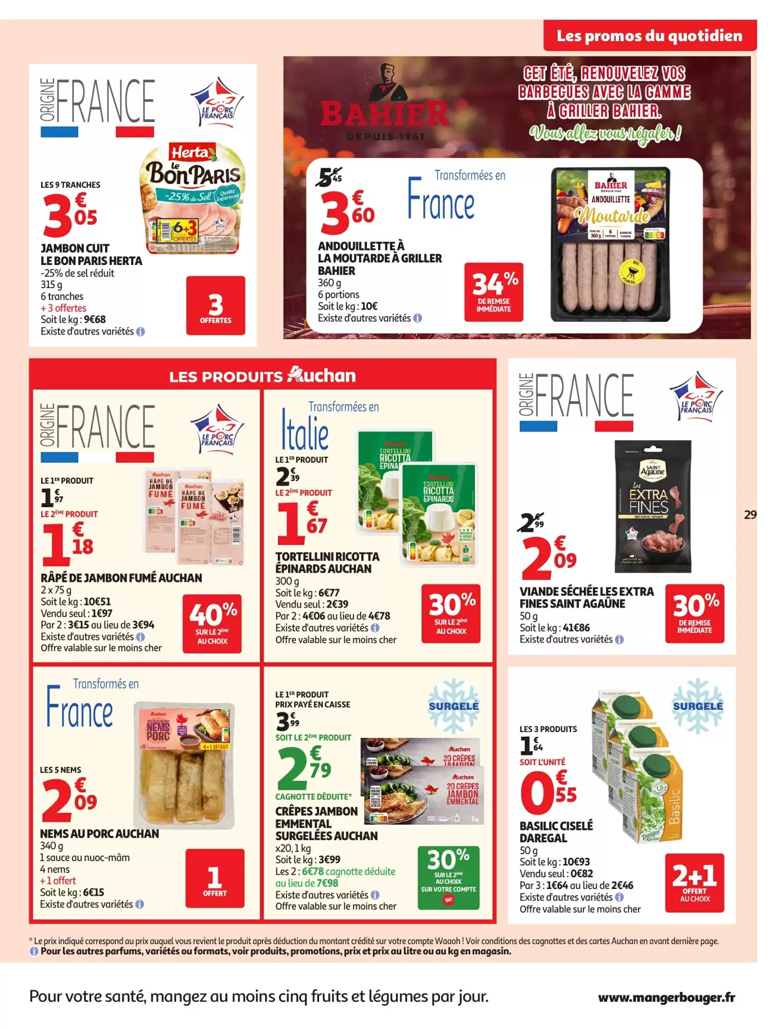 Prospectus promotionnel Auchan valable à partir du 02/06/2026 - Page 29.