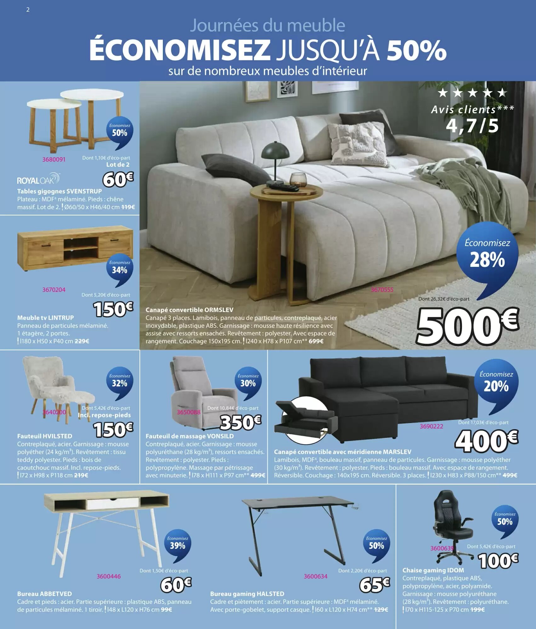 Prospectus promotionnel JYSK valable à partir du 02/06/2026 - Page 2.