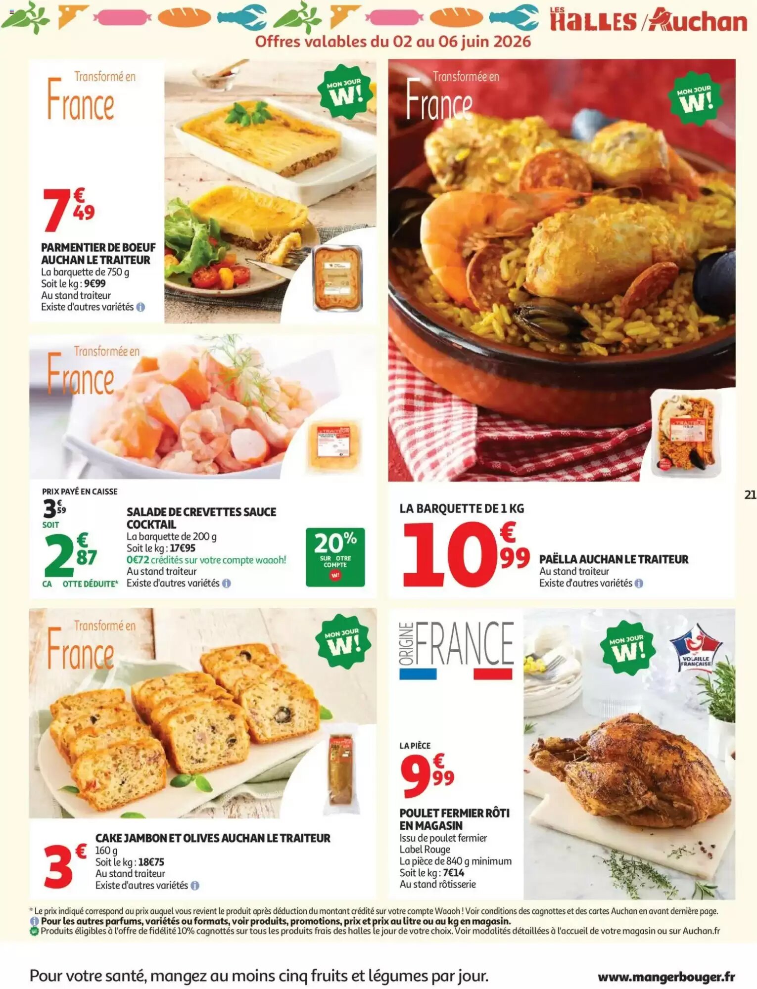 Prospectus promotionnel Auchan valable à partir du 02/06/2026 - Page 21.