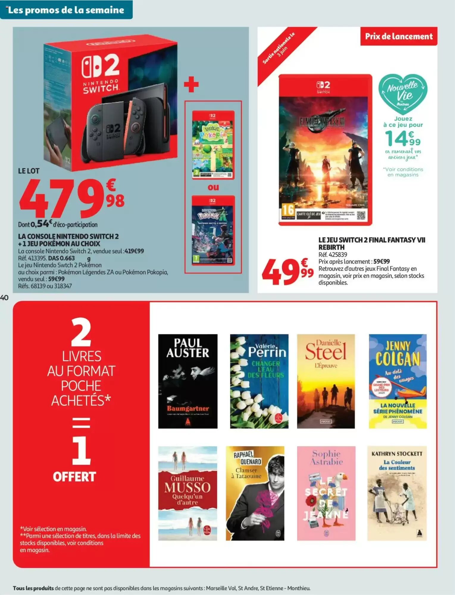Prospectus promotionnel Auchan valable à partir du 02/06/2026 - Page 40.