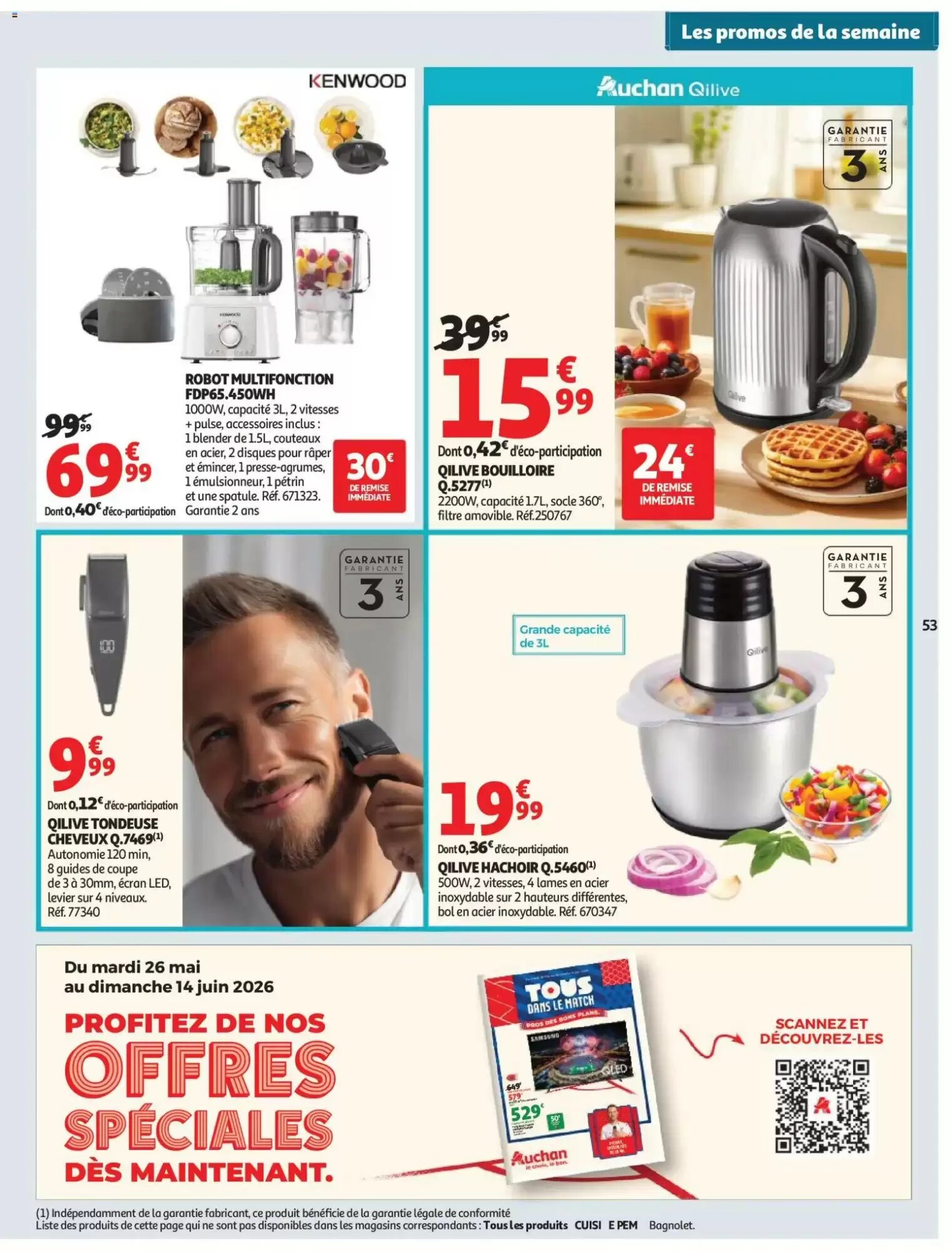 Prospectus promotionnel Auchan valable à partir du 02/06/2026 - Page 53.
