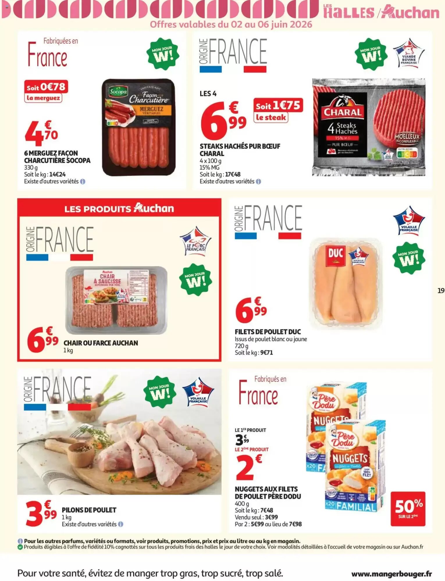 Prospectus promotionnel Auchan valable à partir du 02/06/2026 - Page 19.