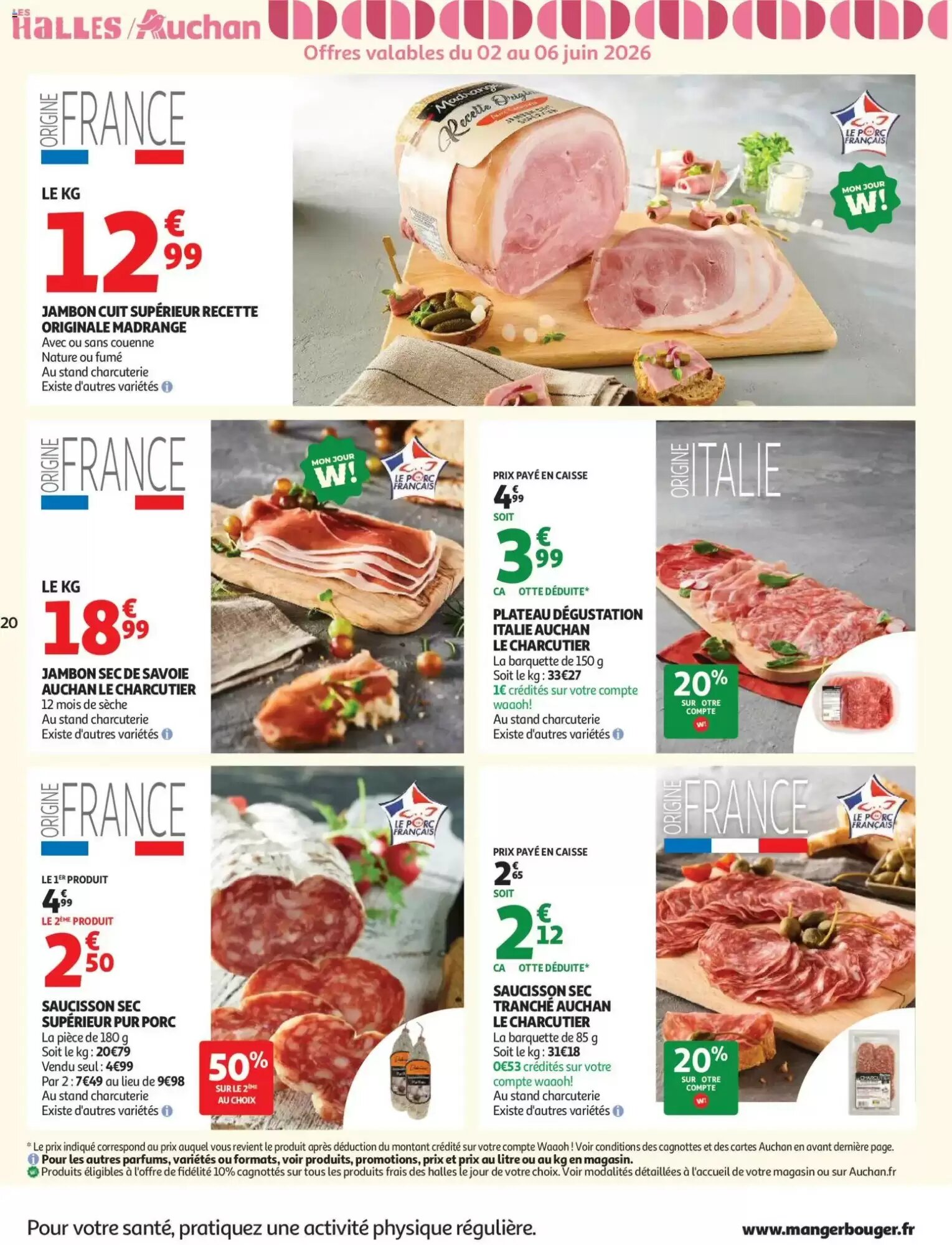 Prospectus promotionnel Auchan valable à partir du 02/06/2026 - Page 20.