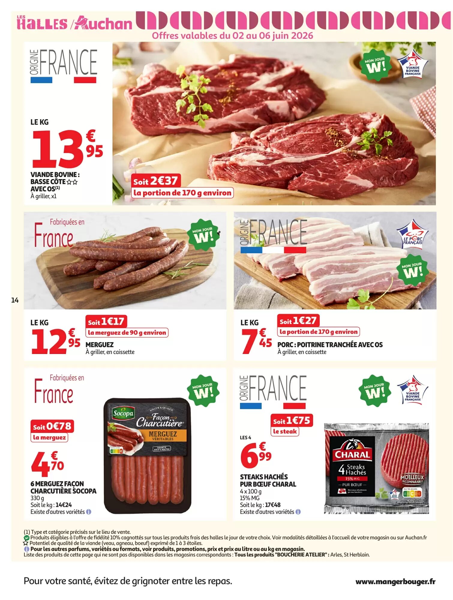Prospectus promotionnel Auchan valable à partir du 02/06/2026 - Page 14.