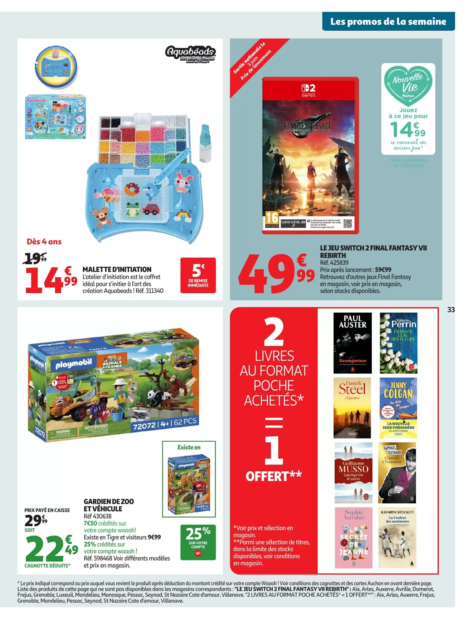 Prospectus promotionnel Auchan valable à partir du 02/06/2026 - Page 33.