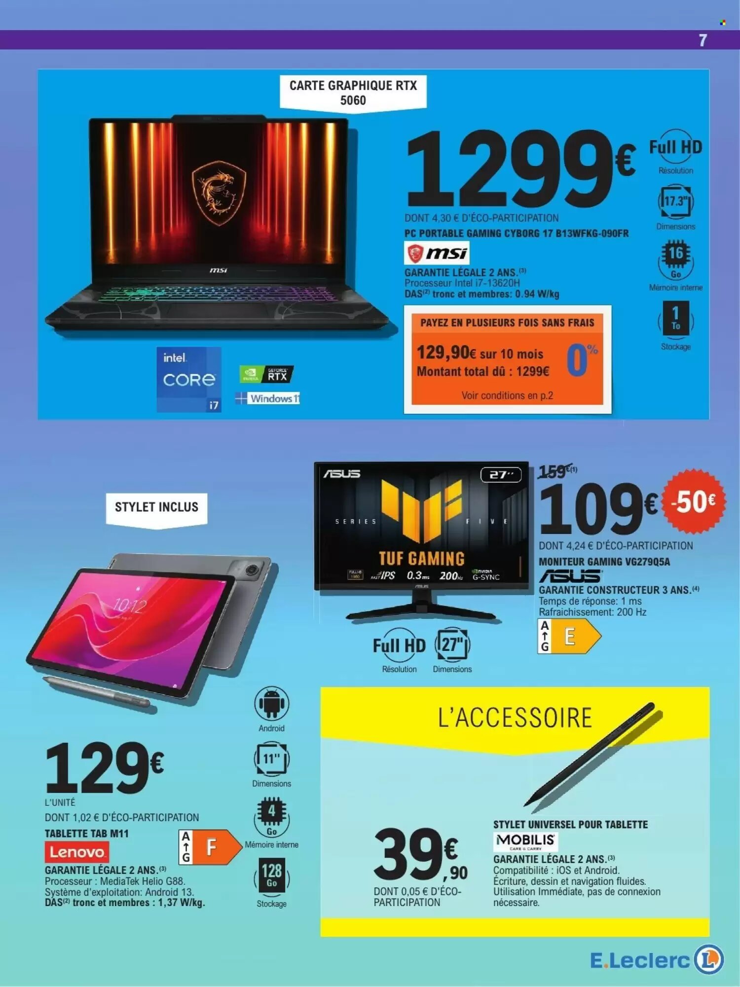 Prospectus promotionnel E.Leclerc valable à partir du 02/06/2026 - Page 7.