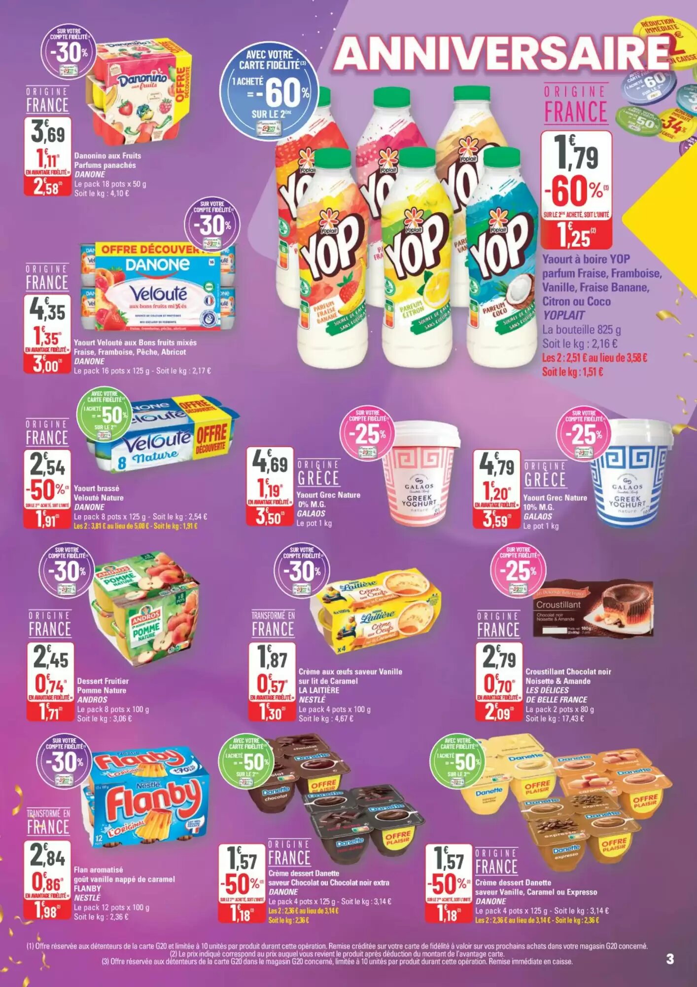 Prospectus promotionnel G20 valable à partir du 03/06/2026 - Page 3.