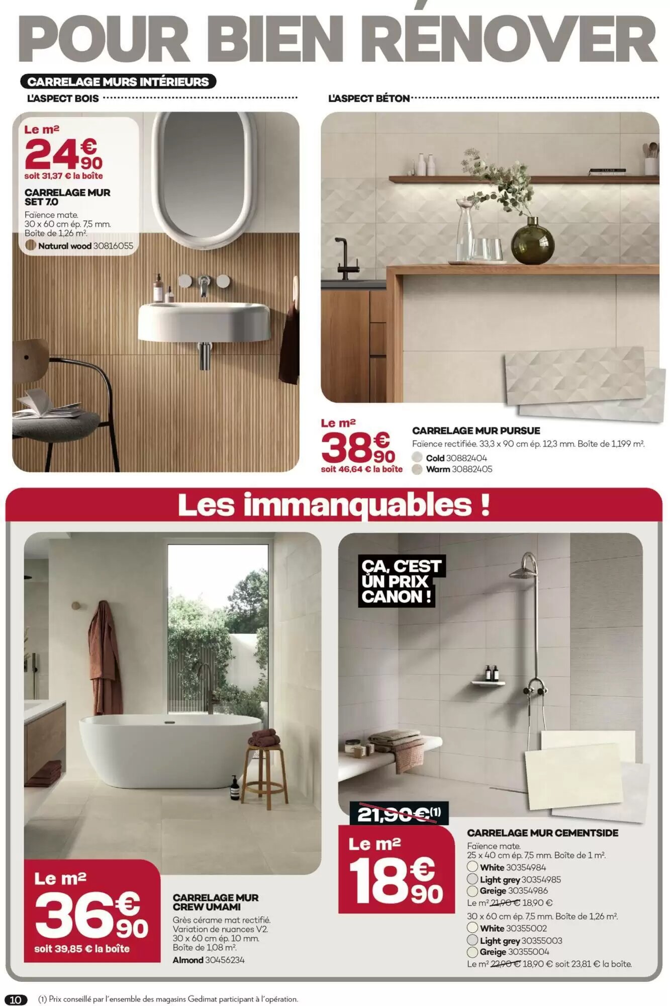 Prospectus promotionnel Gedimat valable à partir du 03/06/2026 - Page 10.