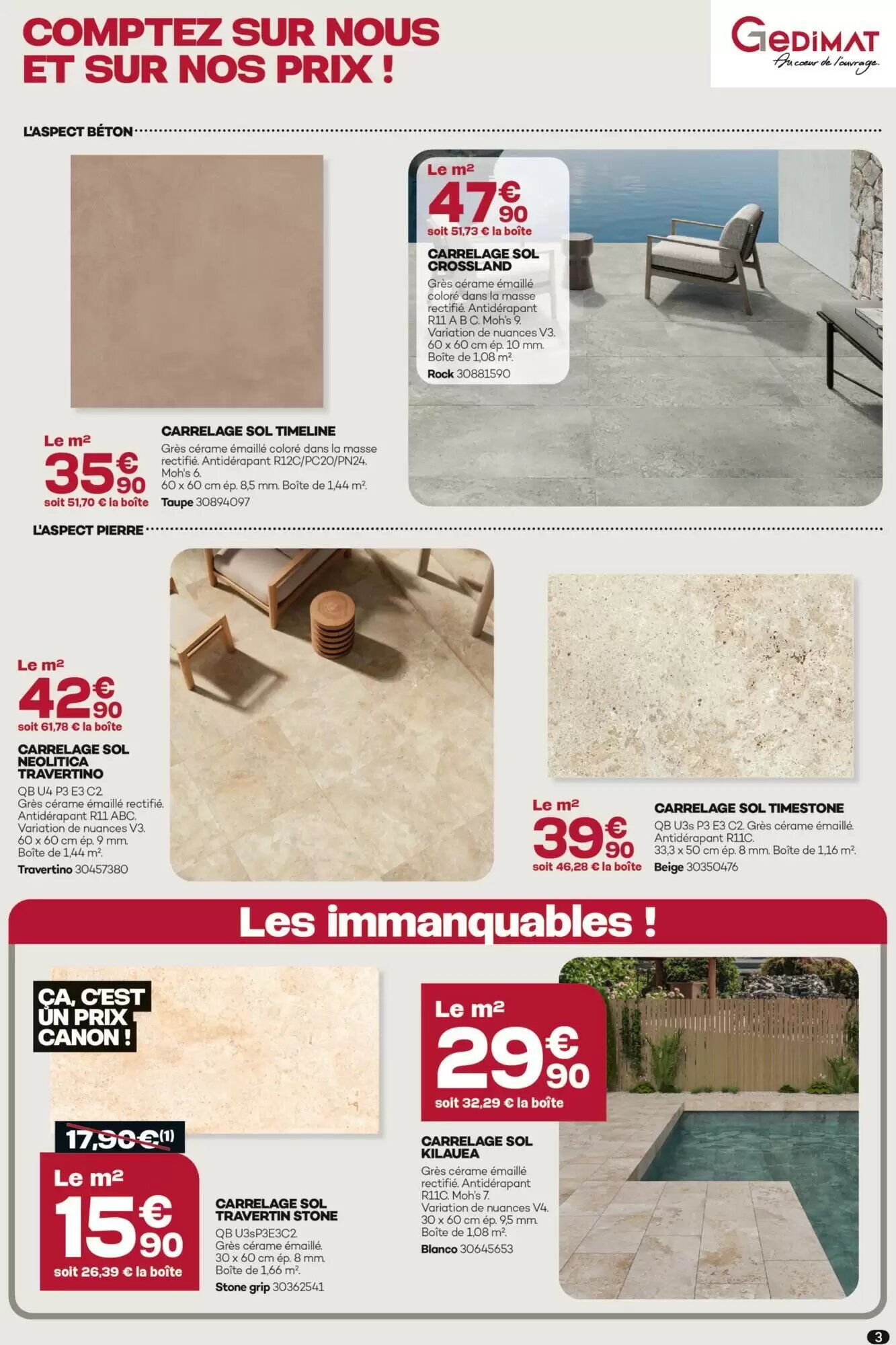 Prospectus promotionnel Gedimat valable à partir du 03/06/2026 - Page 3.