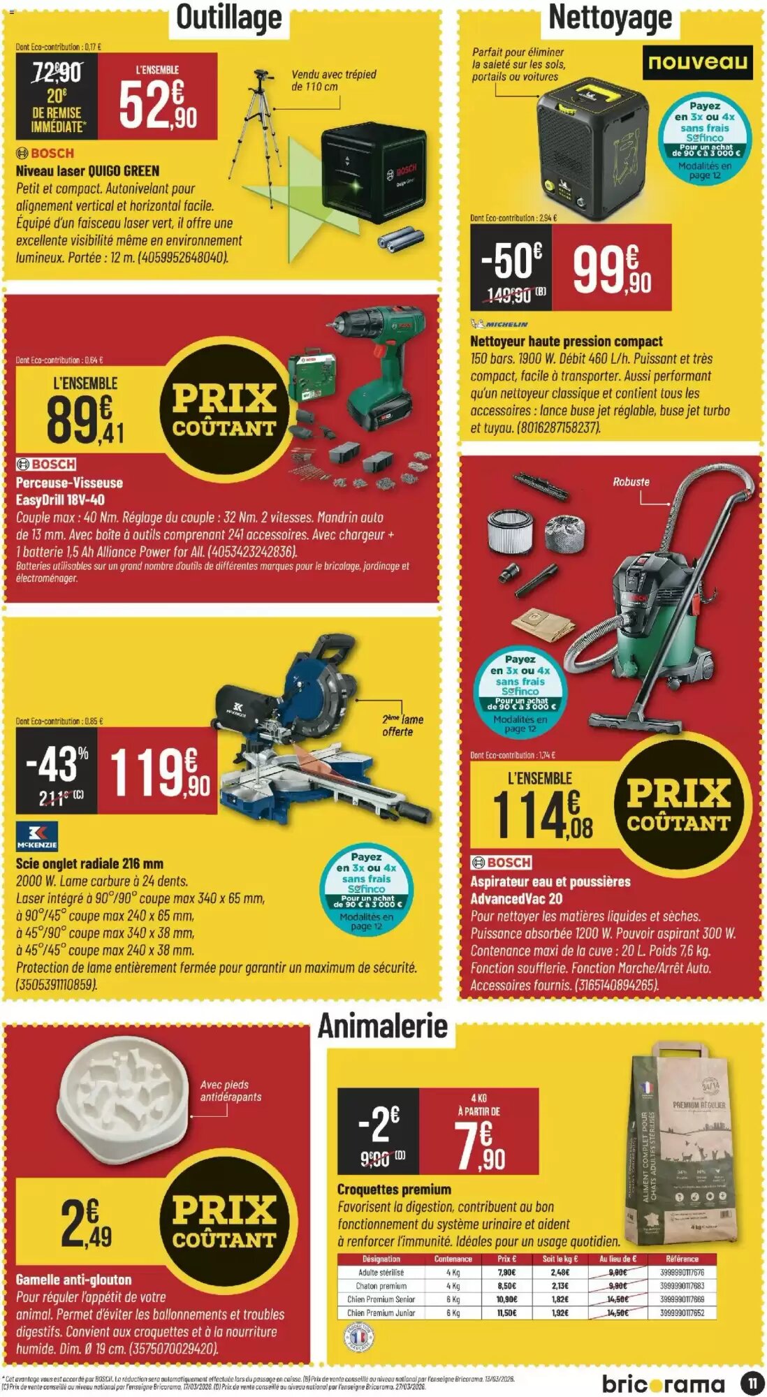 Prospectus promotionnel Bricorama valable à partir du 03/06/2026 - Page 11.