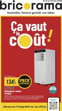 Prospectus promotionnel Bricorama valable à partir du 03/06/2026