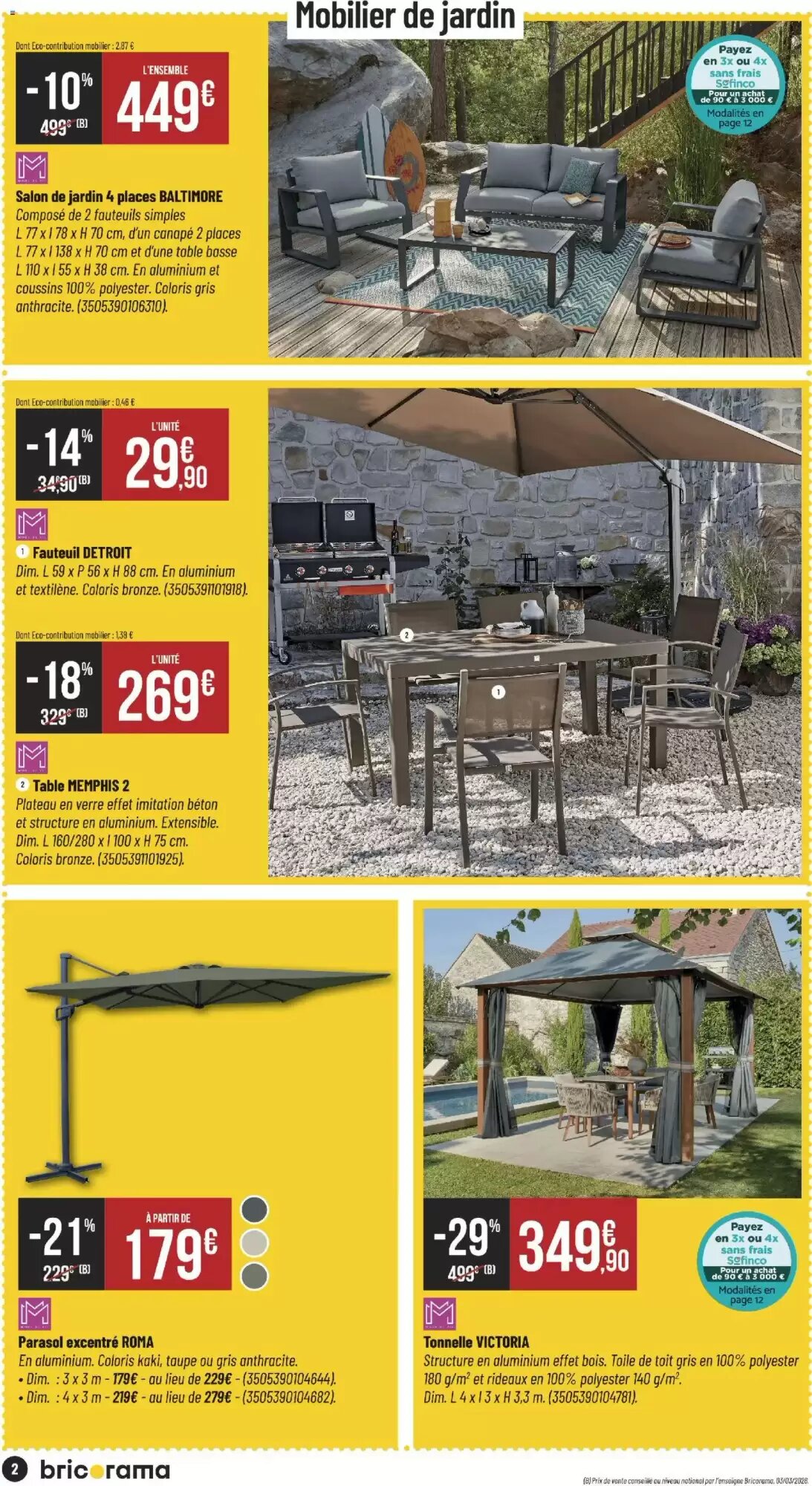 Prospectus promotionnel Bricorama valable à partir du 03/06/2026 - Page 2.