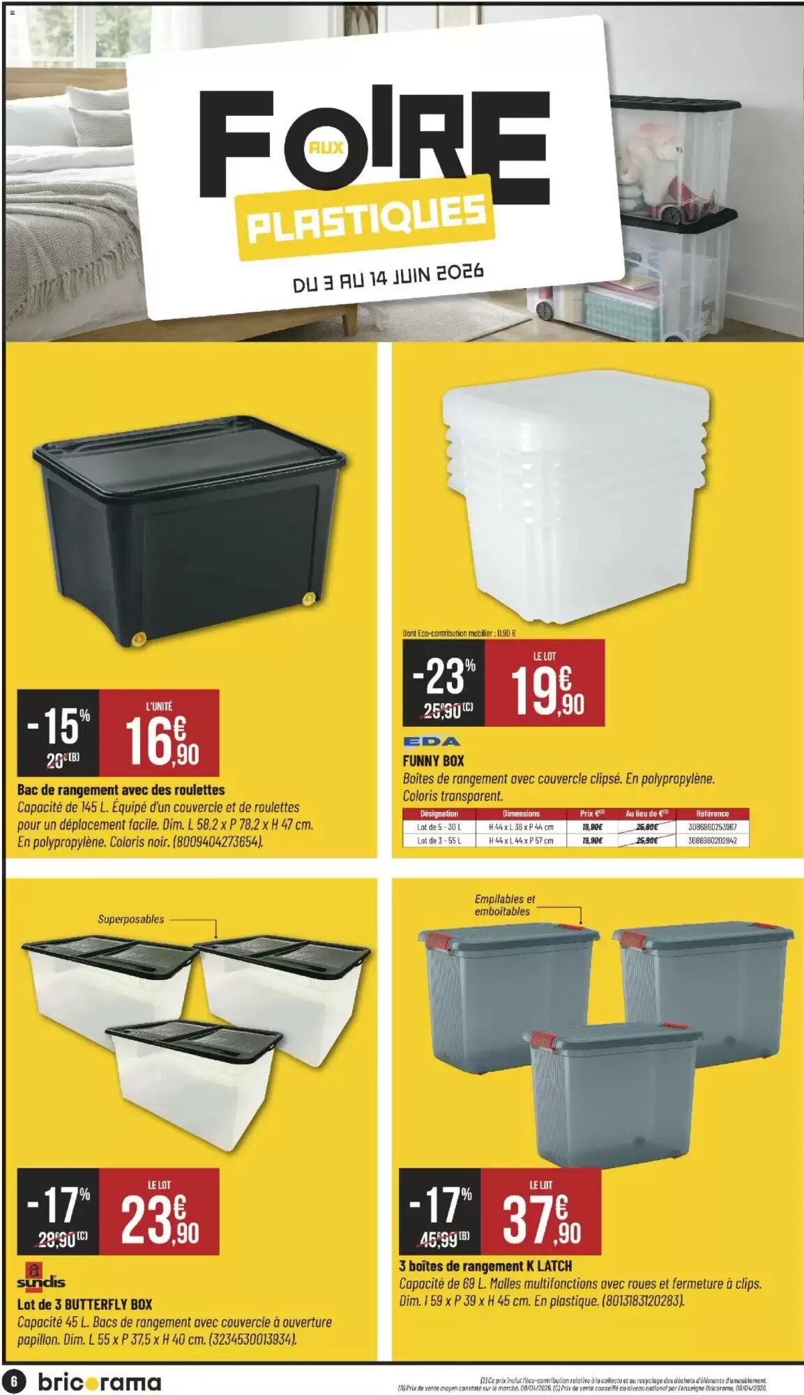 Prospectus promotionnel Bricorama valable à partir du 03/06/2026 - Page 6.