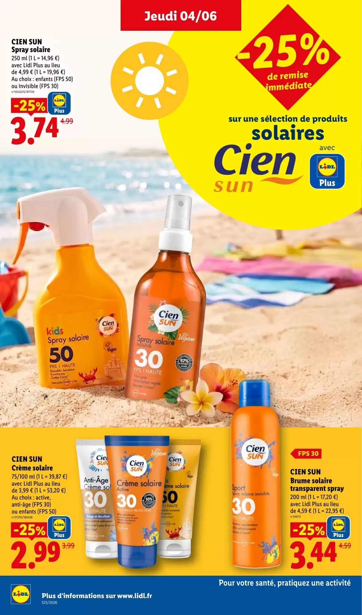 Prospectus promotionnel Lidl valable à partir du 04/06/2026 - Page 16.