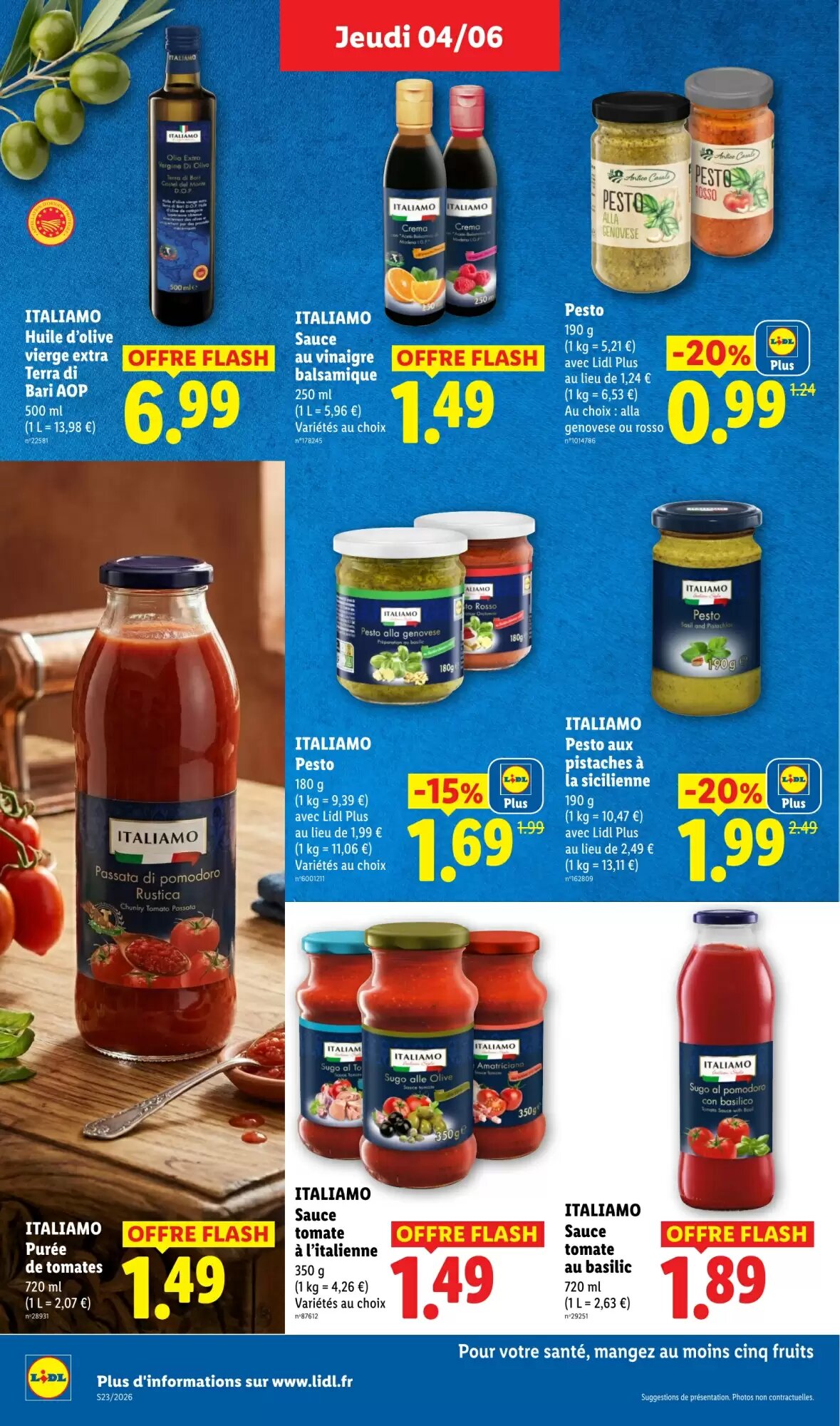 Prospectus promotionnel Lidl valable à partir du 04/06/2026 - Page 20.
