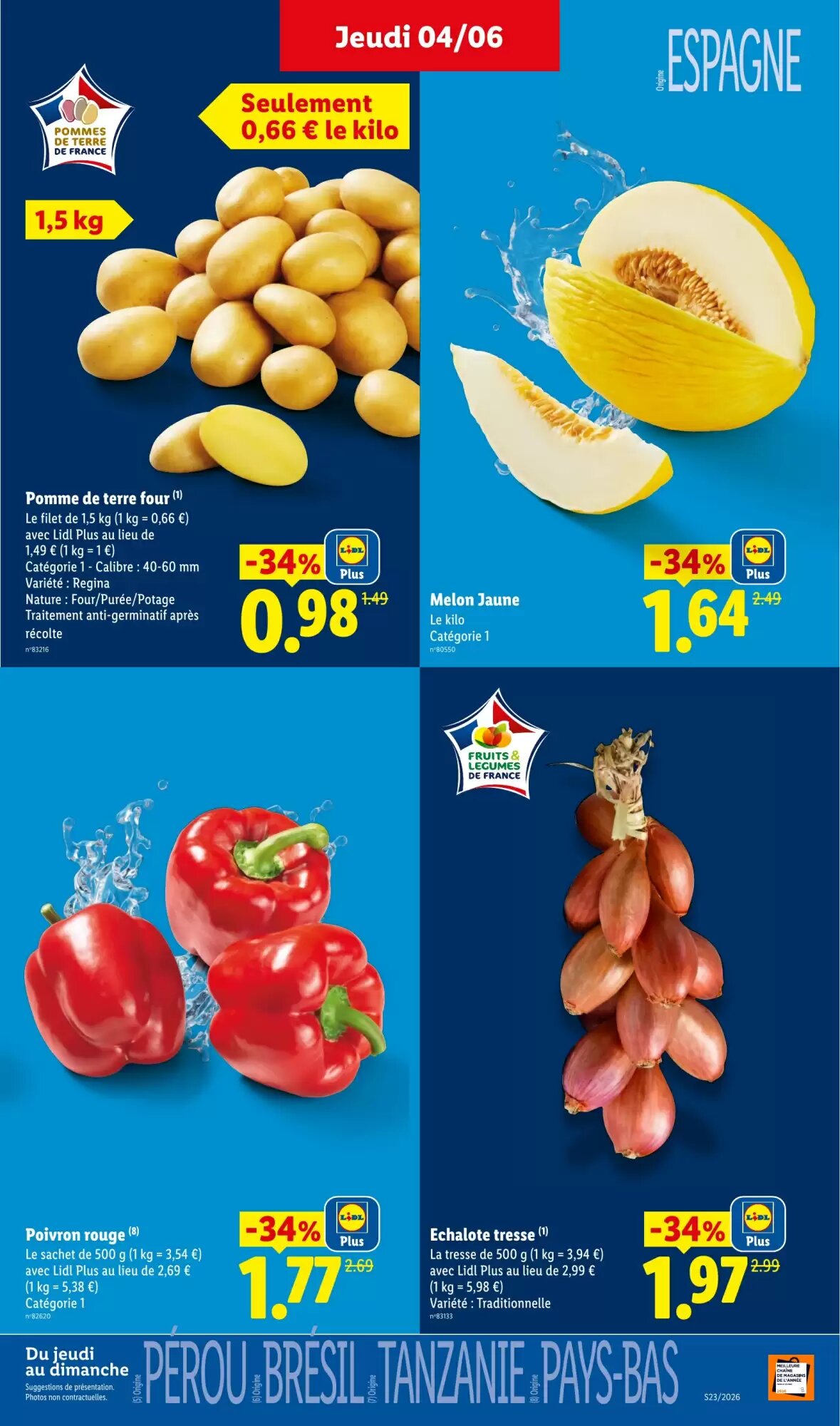 Prospectus promotionnel Lidl valable à partir du 04/06/2026 - Page 3.