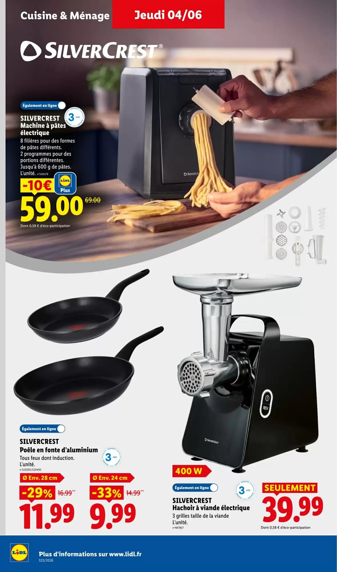 Prospectus promotionnel Lidl valable à partir du 04/06/2026 - Page 32.