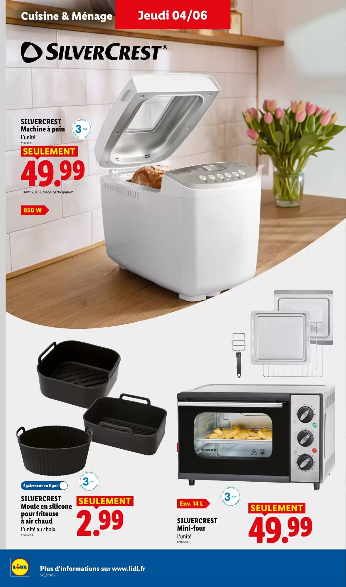 Prospectus promotionnel Lidl valable à partir du 04/06/2026 - Page 34.