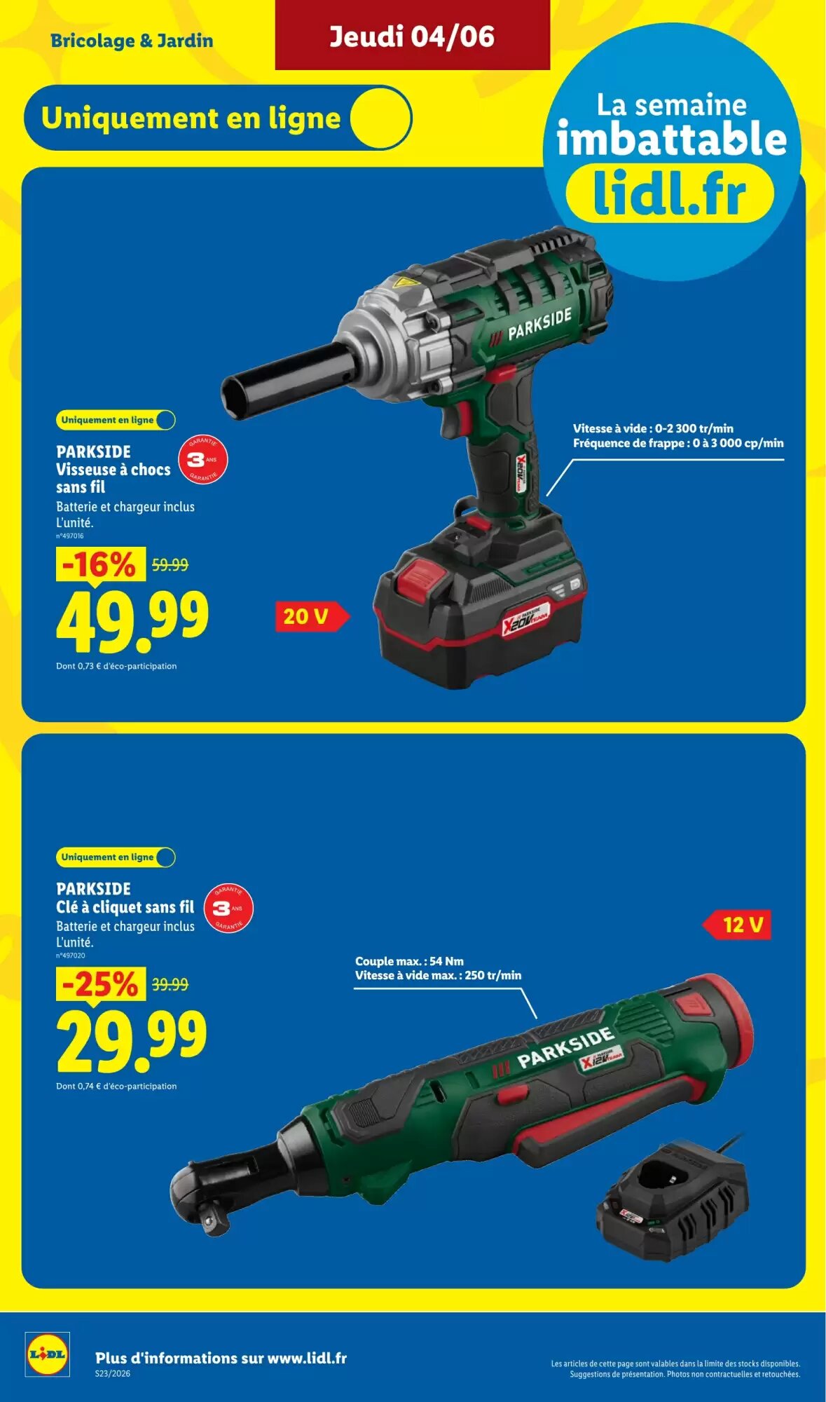 Prospectus promotionnel Lidl valable à partir du 04/06/2026 - Page 44.