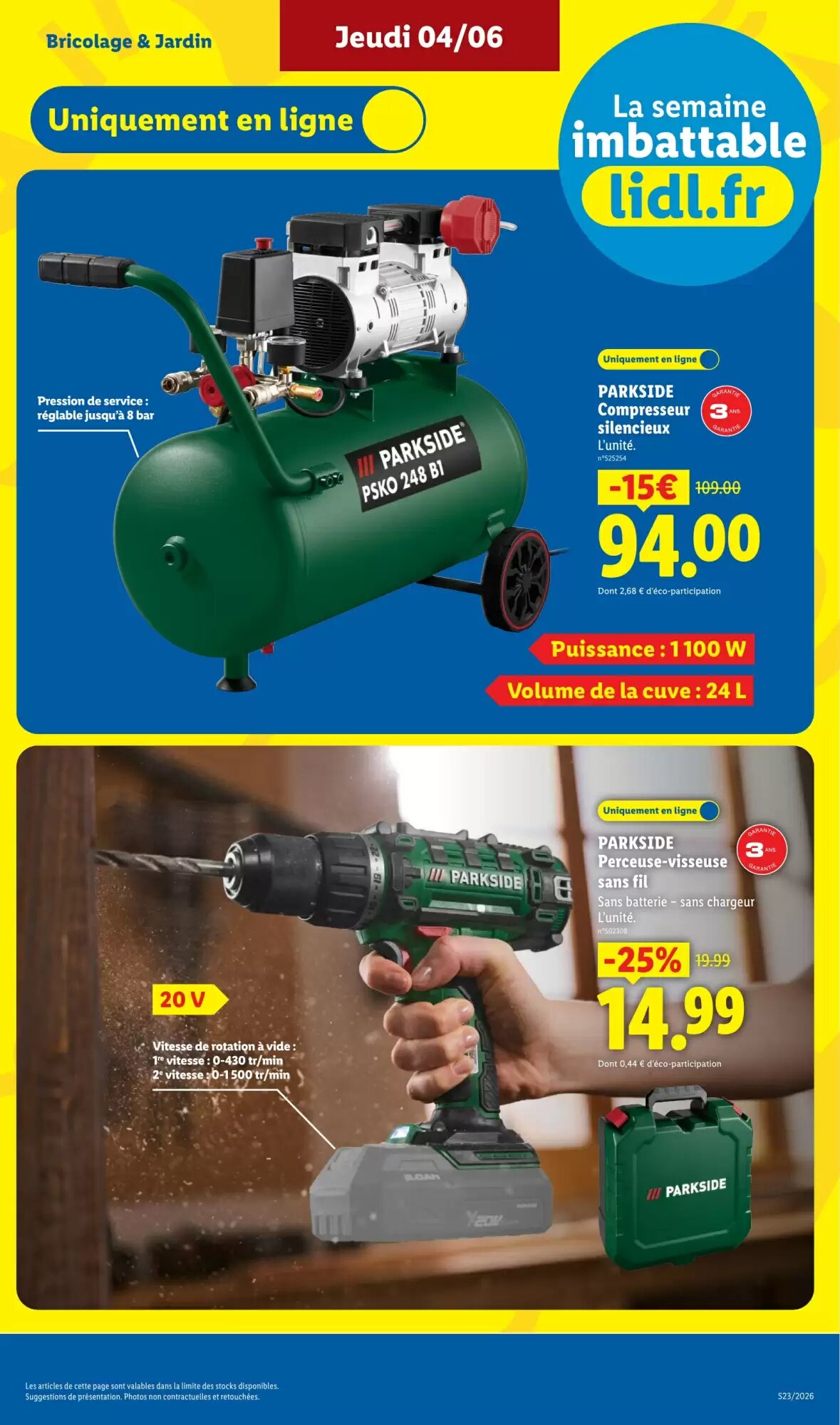Prospectus promotionnel Lidl valable à partir du 04/06/2026 - Page 45.