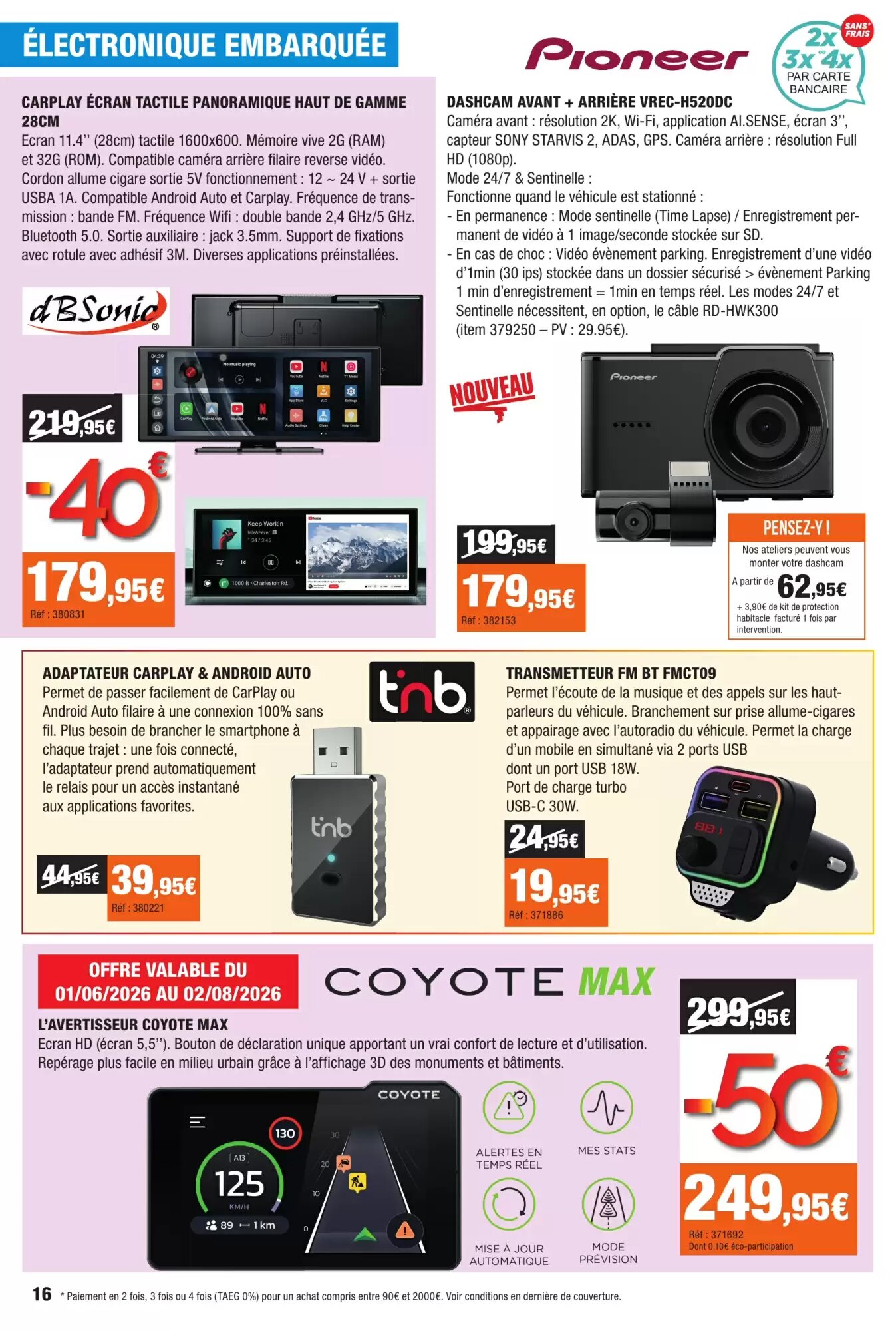 Prospectus promotionnel Autobacs valable à partir du 04/06/2026 - Page 16.