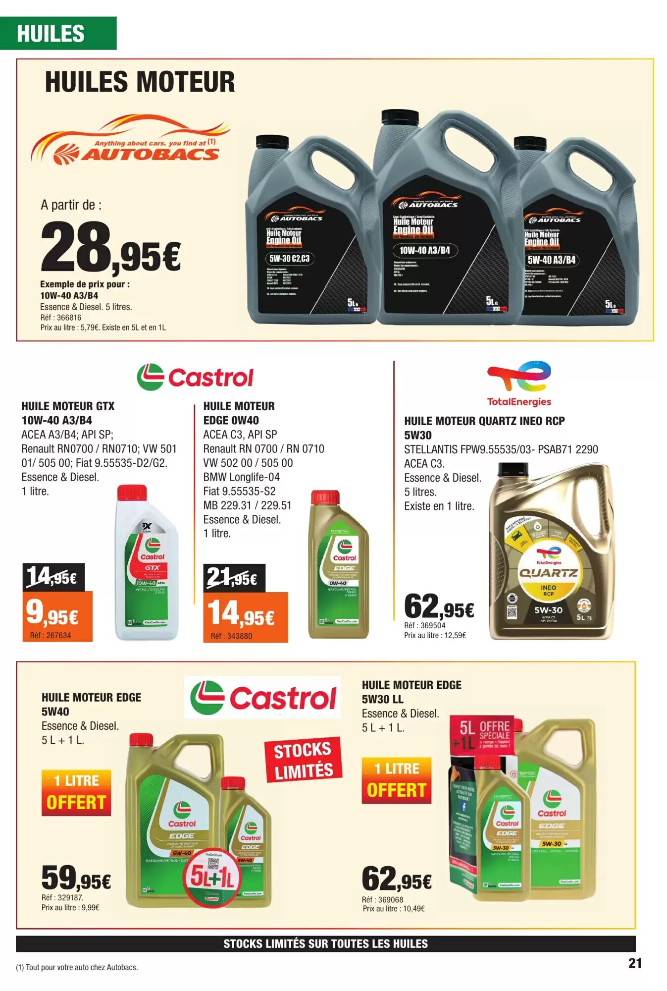 Prospectus promotionnel Autobacs valable à partir du 04/06/2026 - Page 21.