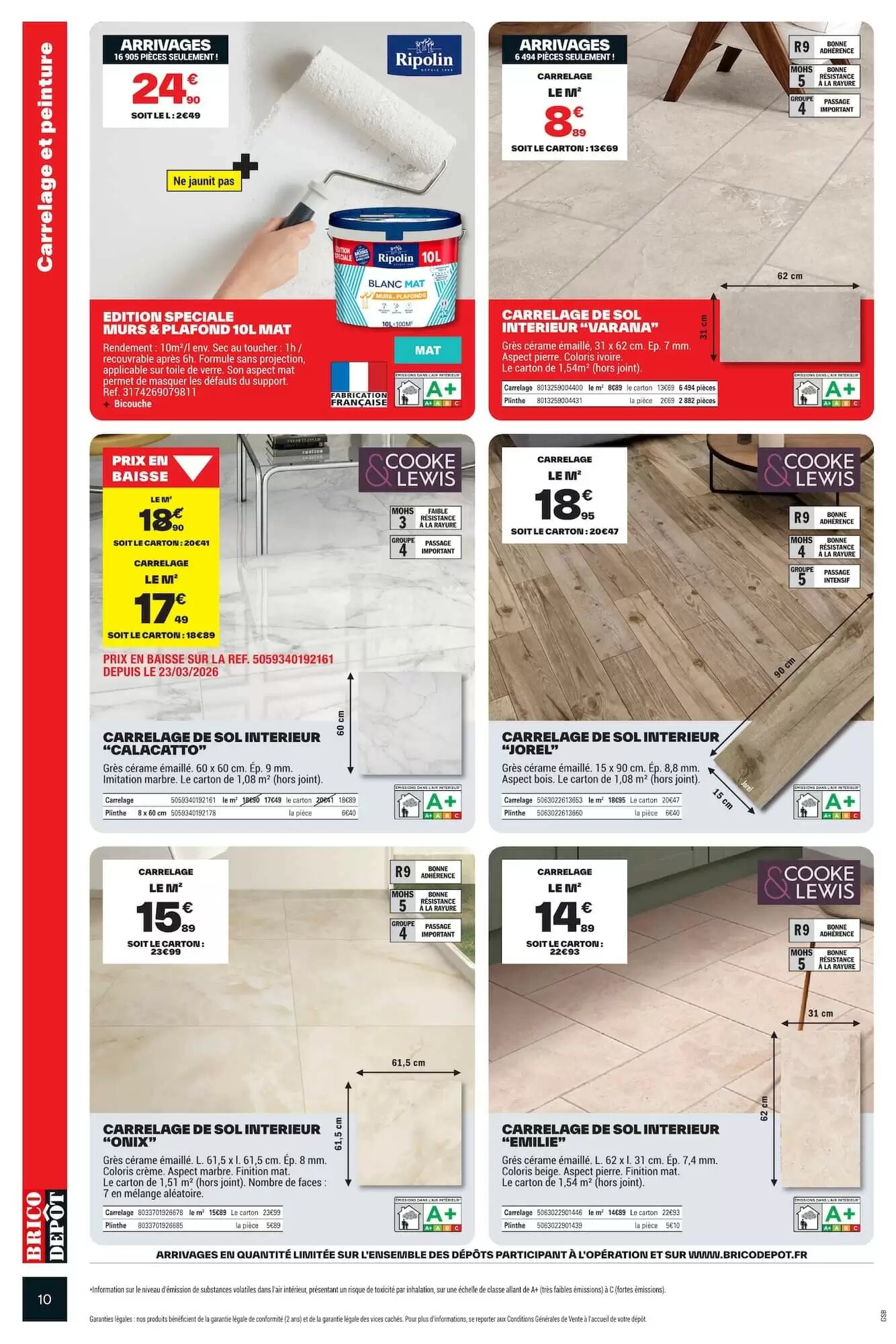 Prospectus promotionnel Brico Dépôt valable à partir du 05/06/2026 - Page 10.