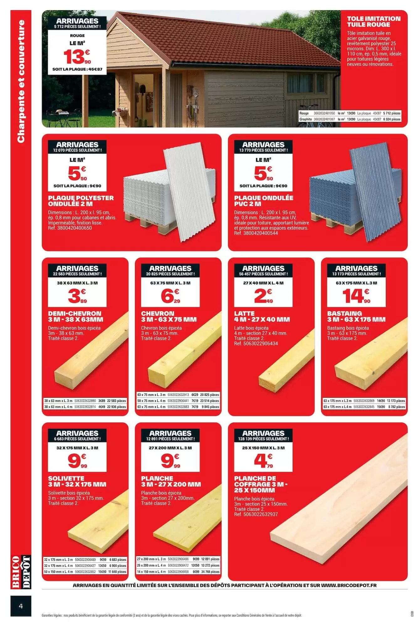Prospectus promotionnel Brico Dépôt valable à partir du 05/06/2026 - Page 4.