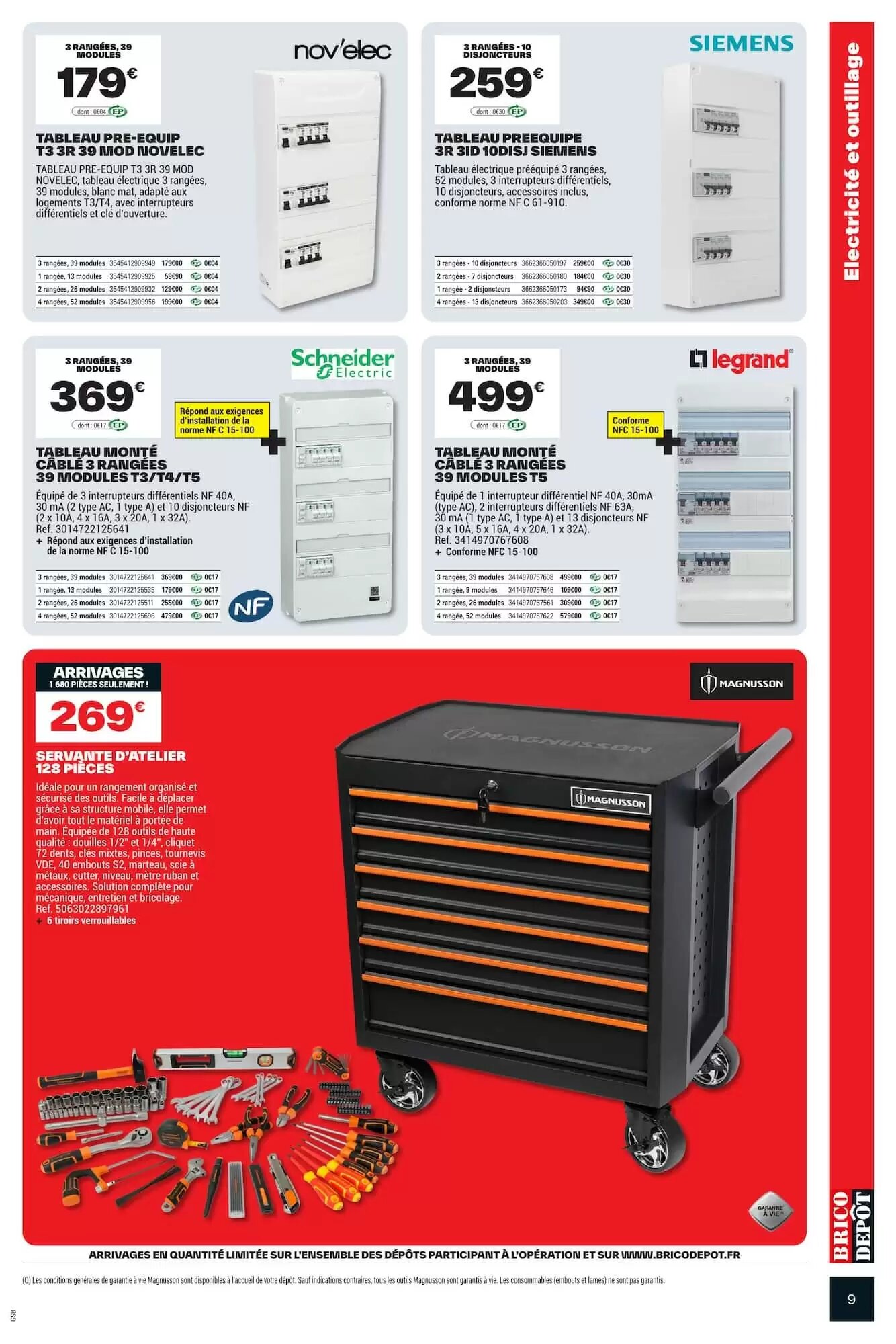Prospectus promotionnel Brico Dépôt valable à partir du 05/06/2026 - Page 9.
