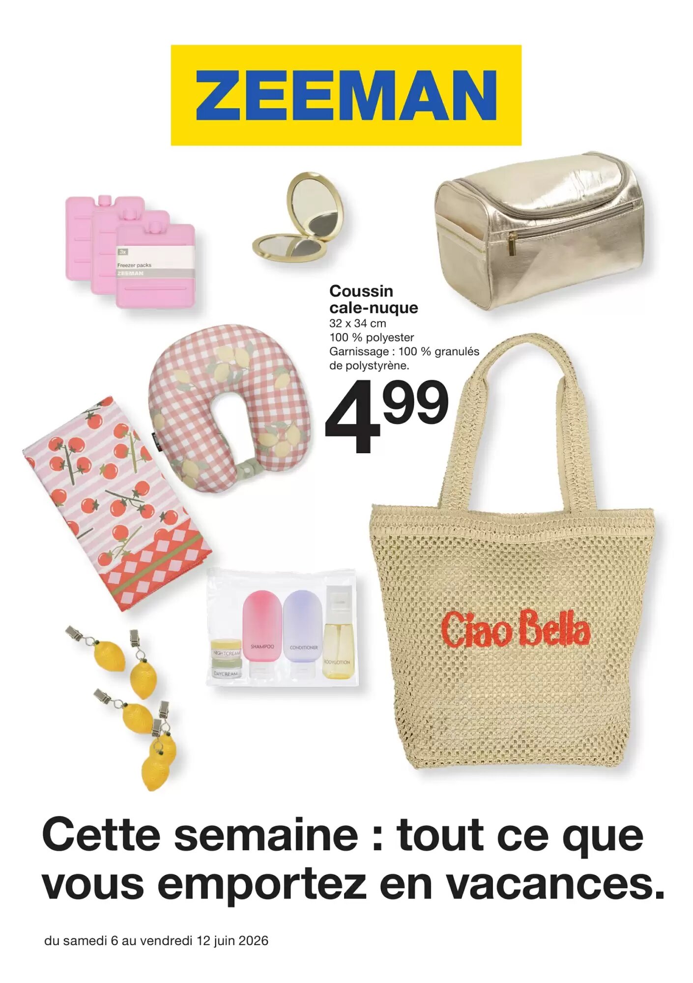 Prospectus promotionnel Zeeman valable à partir du 05/06/2026 - Page 1.