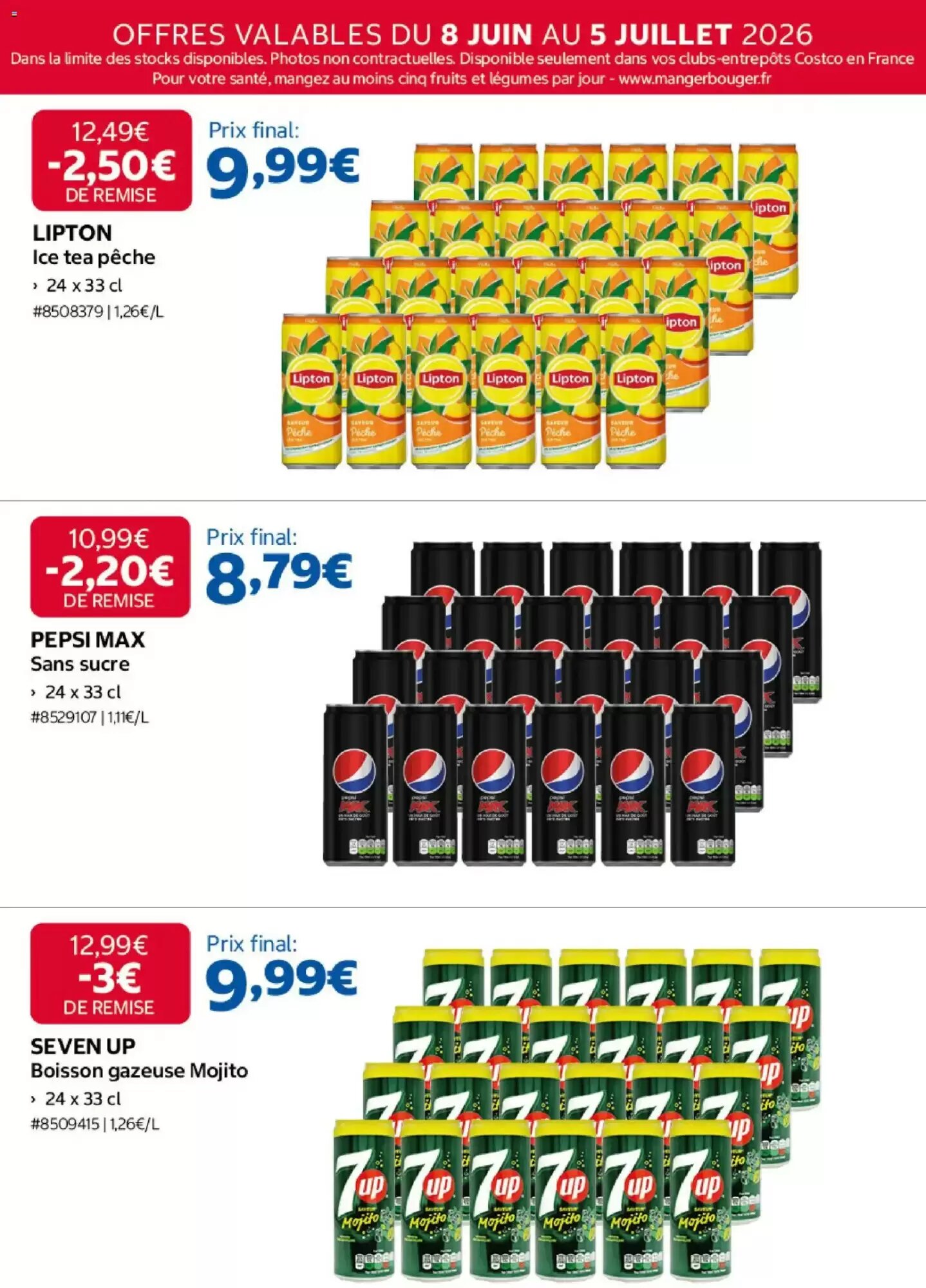 Prospectus promotionnel Costco valable à partir du 08/06/2026 - Page 11.