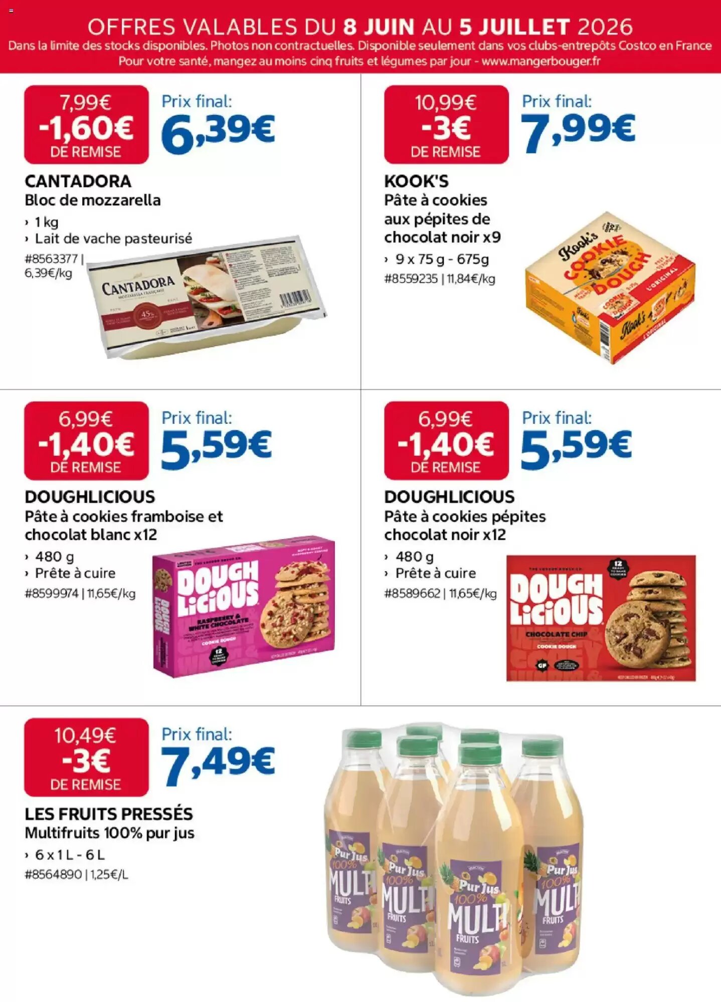 Prospectus promotionnel Costco valable à partir du 08/06/2026 - Page 13.