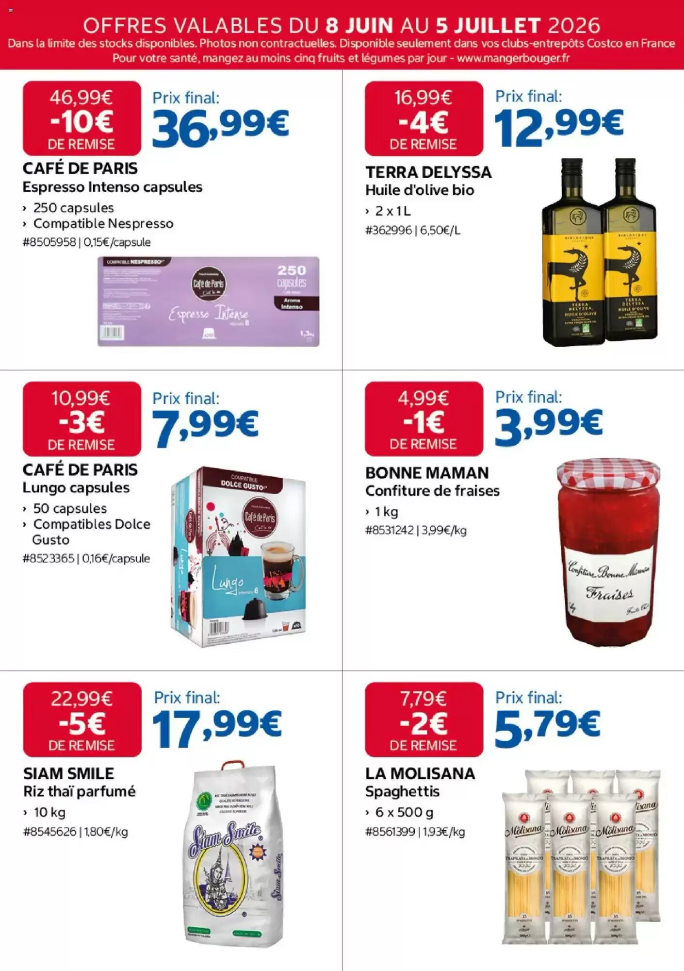 Prospectus promotionnel Costco valable à partir du 08/06/2026 - Page 16.