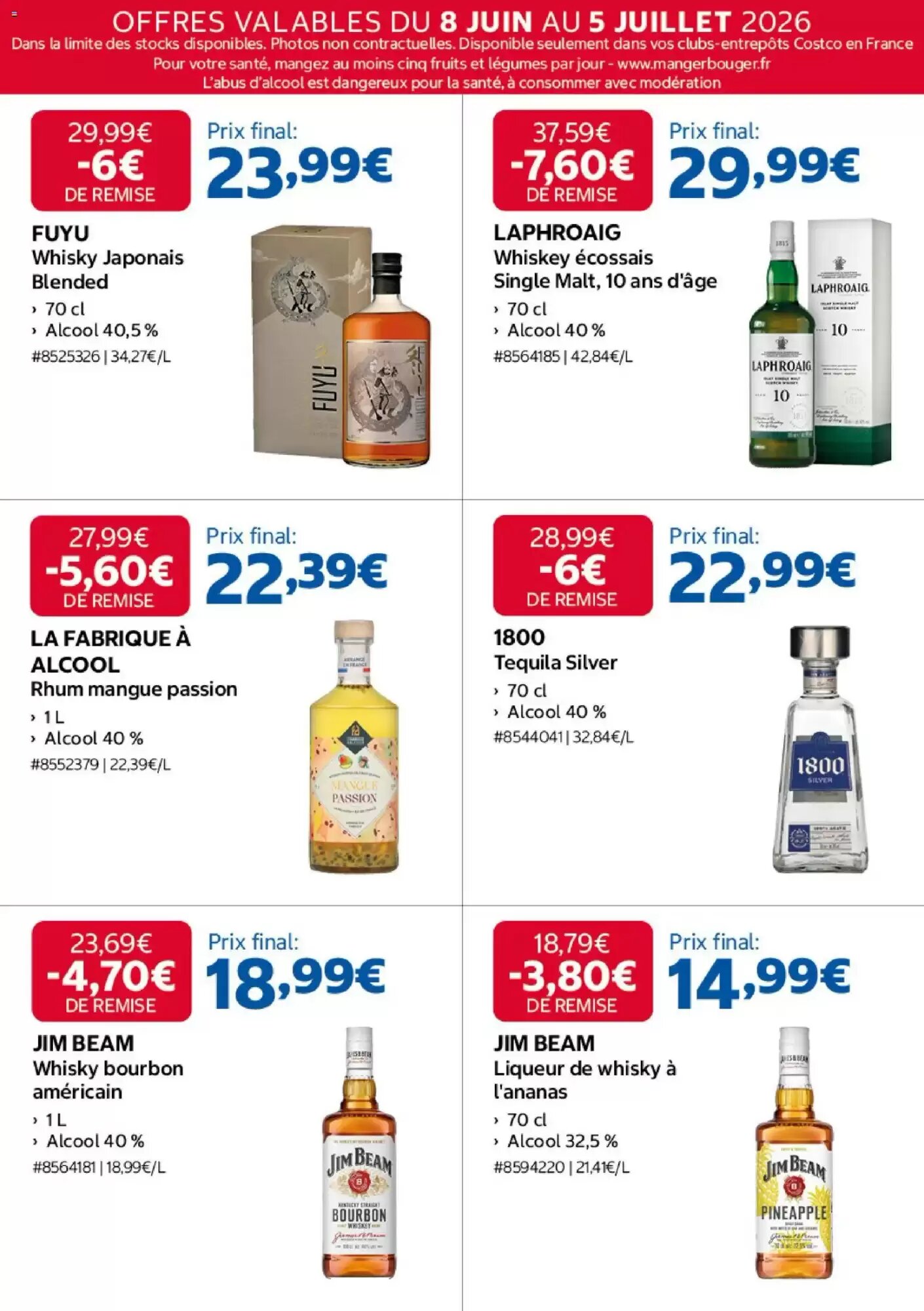 Prospectus promotionnel Costco valable à partir du 08/06/2026 - Page 18.