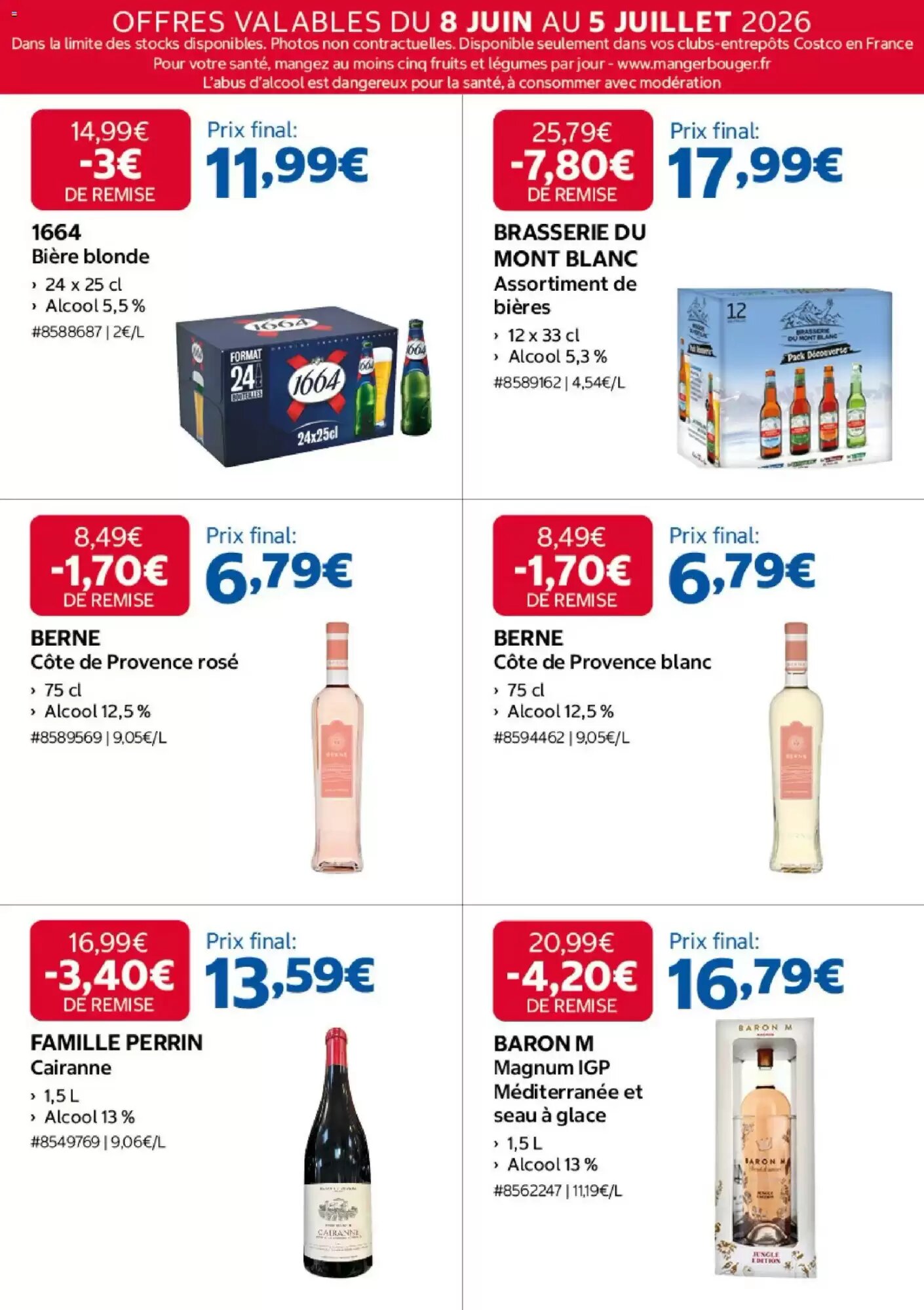 Prospectus promotionnel Costco valable à partir du 08/06/2026 - Page 19.