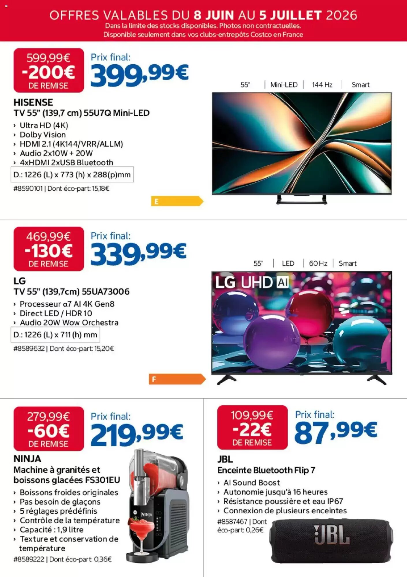 Prospectus promotionnel Costco valable à partir du 08/06/2026 - Page 2.