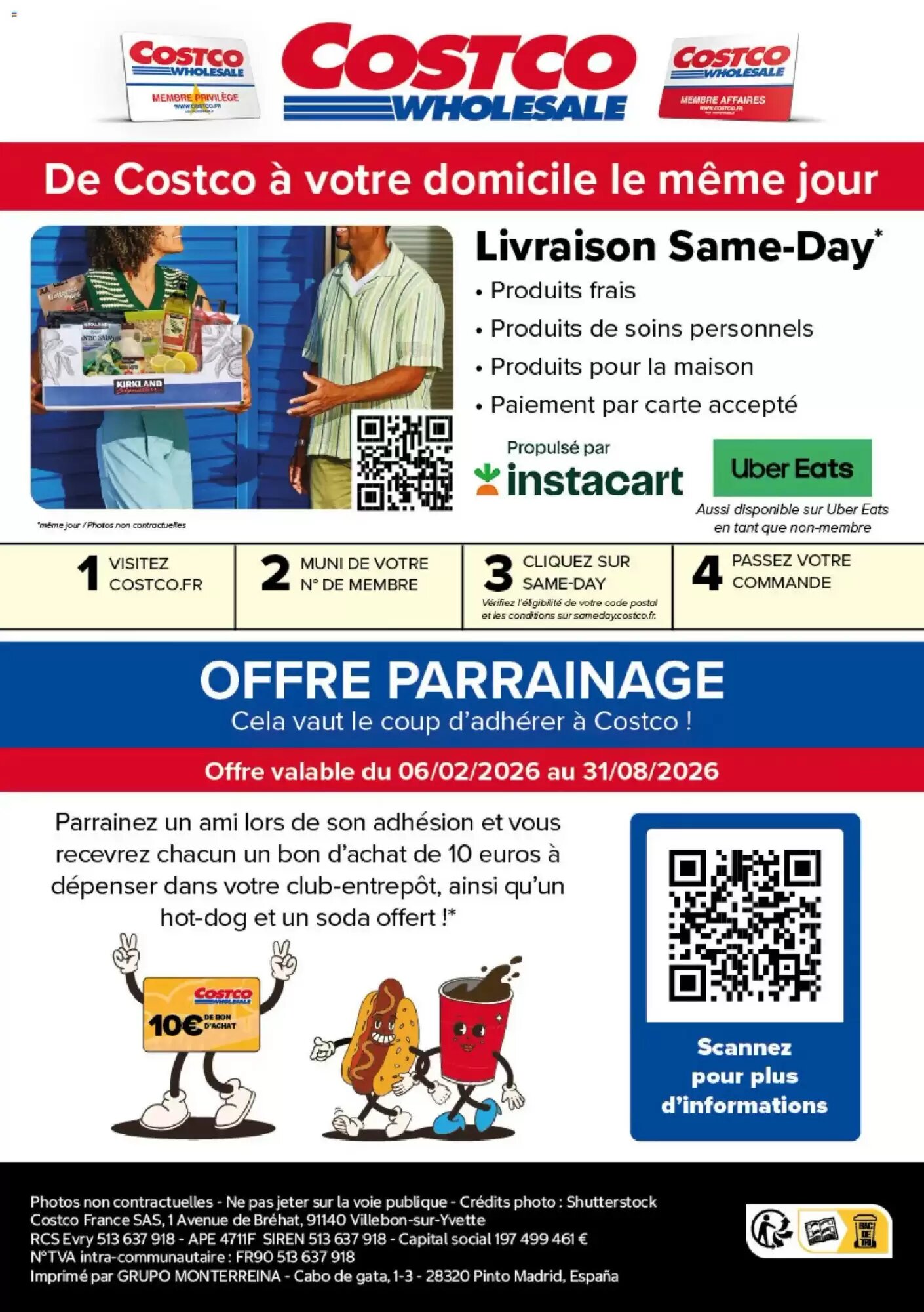 Prospectus promotionnel Costco valable à partir du 08/06/2026 - Page 20.