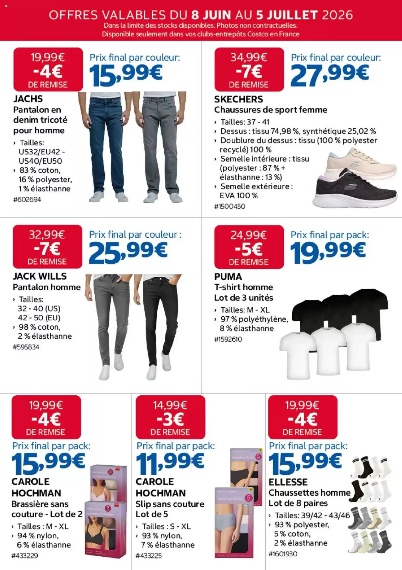 Prospectus promotionnel Costco valable à partir du 08/06/2026 - Page 6.